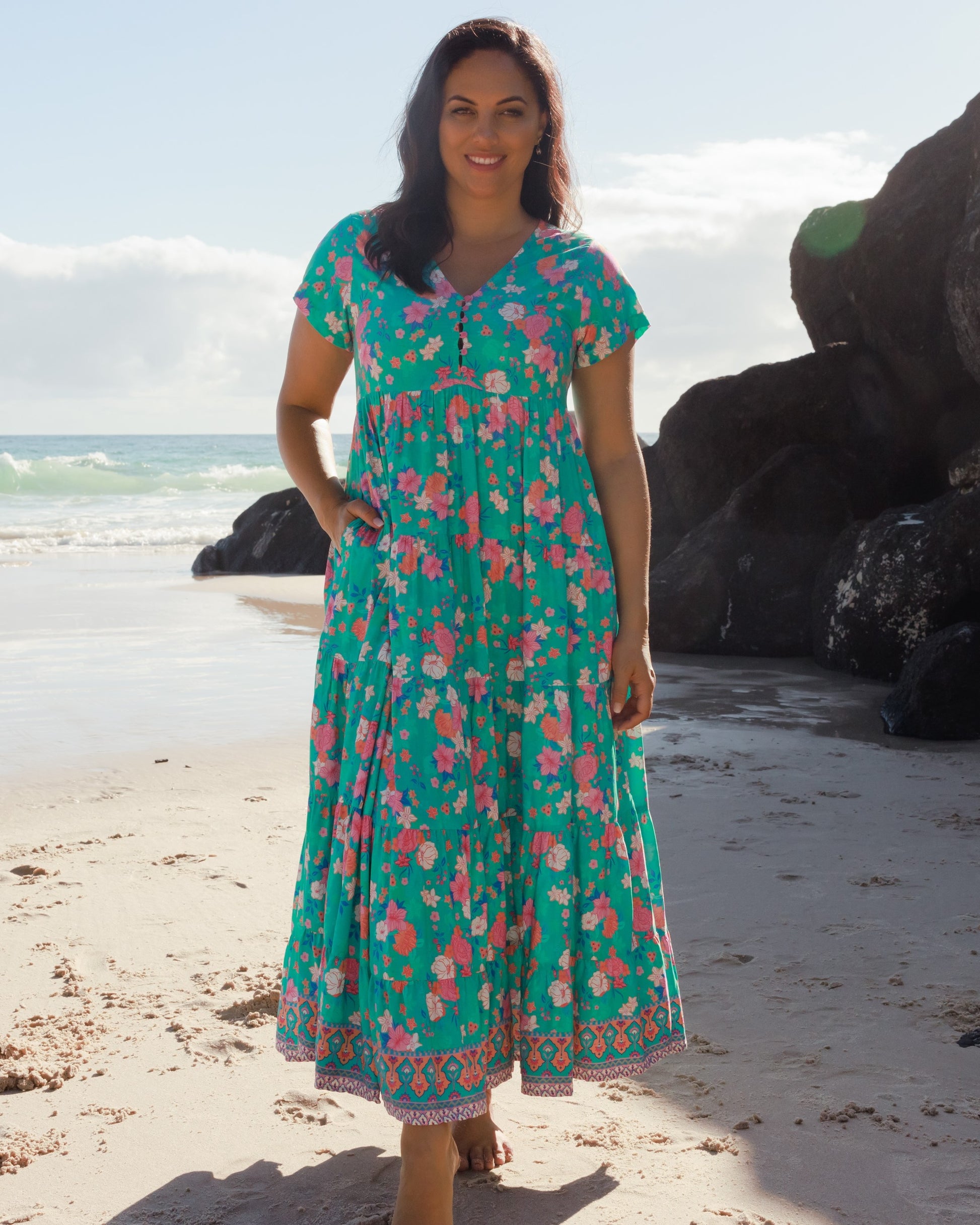 VALENTINA MAXI DRESS SECRET GARDEN