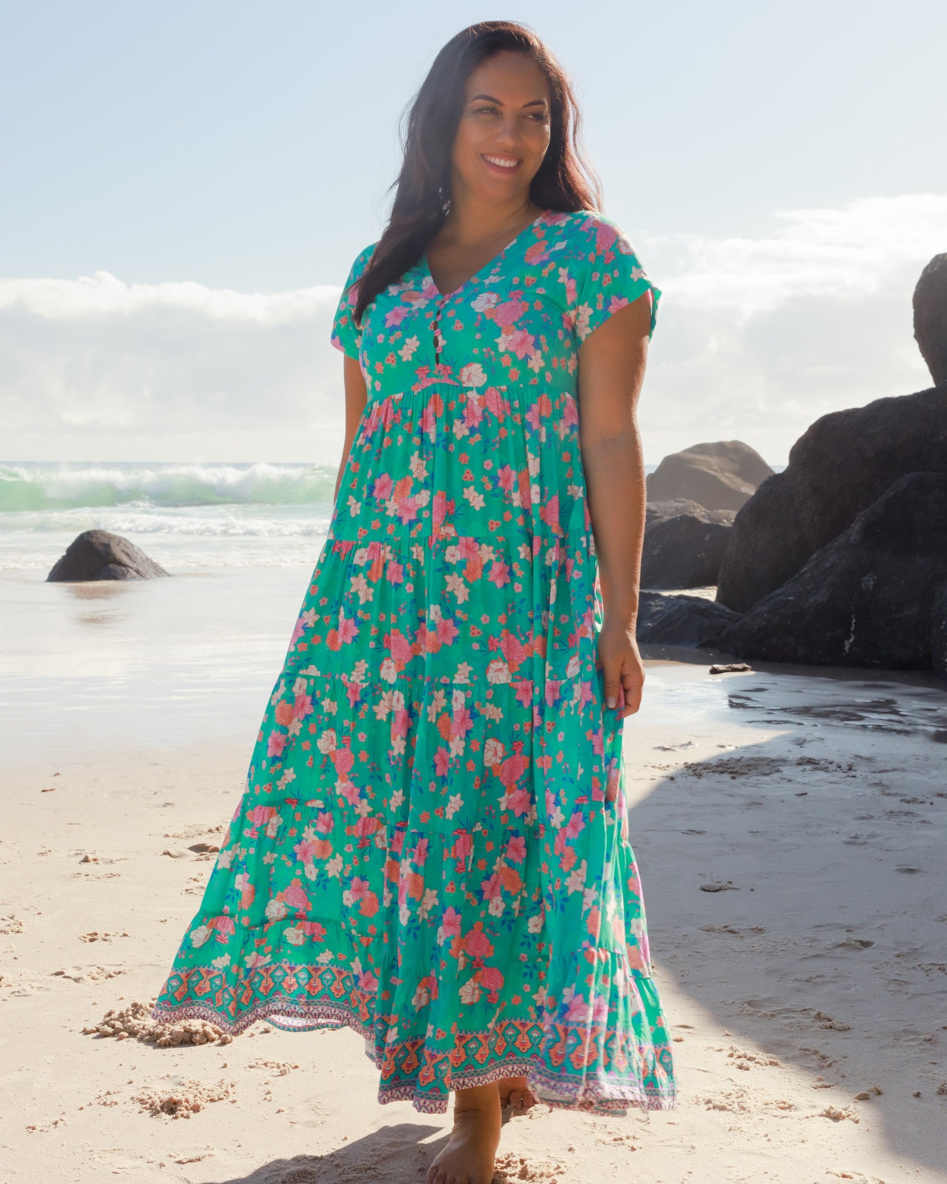 VALENTINA MAXI DRESS SECRET GARDEN