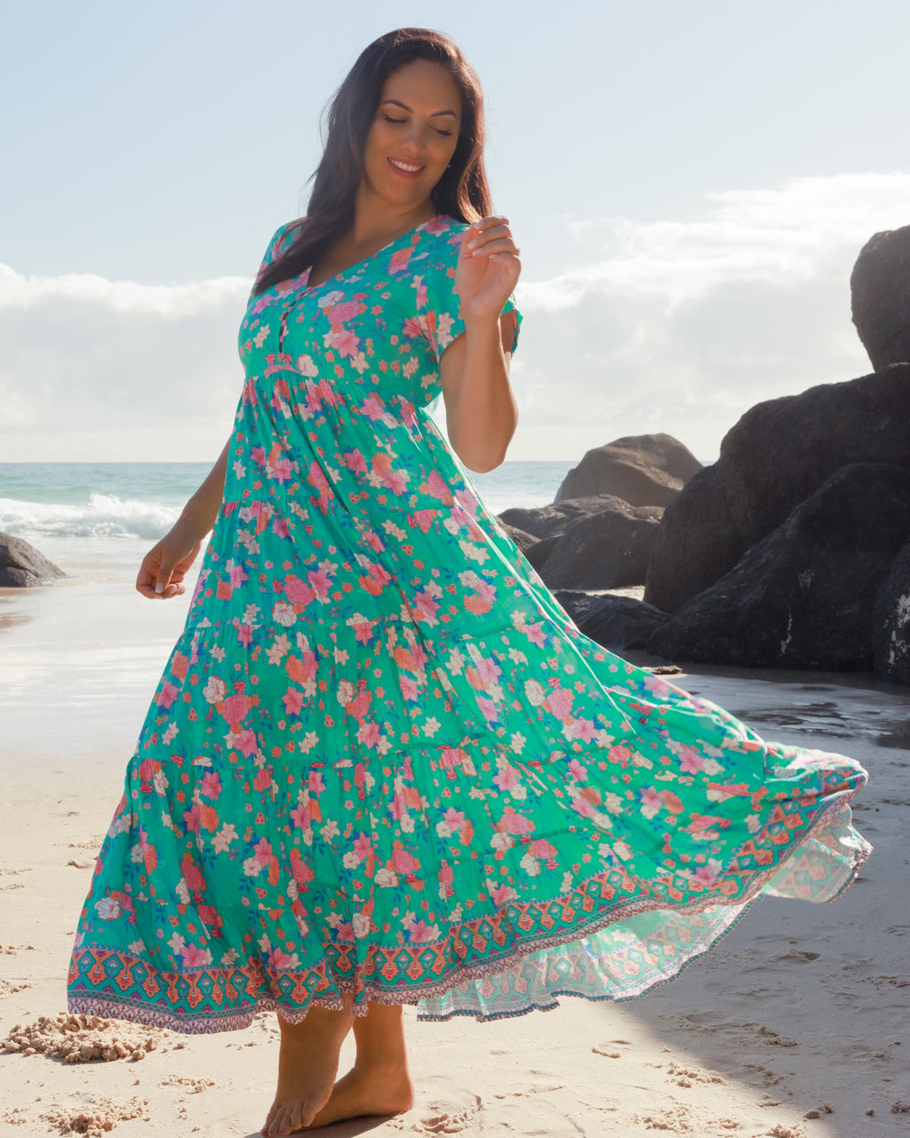 VALENTINA MAXI DRESS SECRET GARDEN