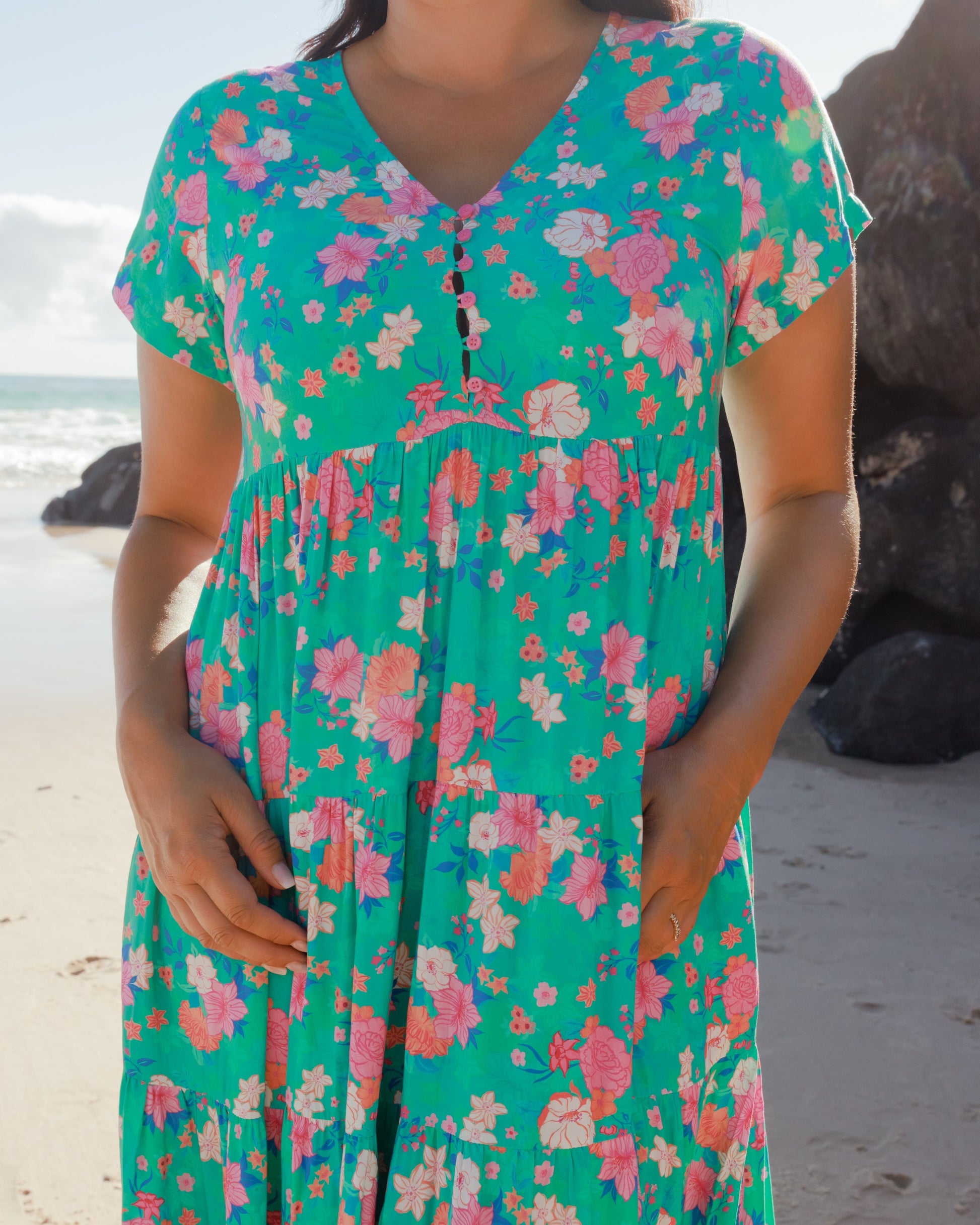 VALENTINA MAXI DRESS SECRET GARDEN