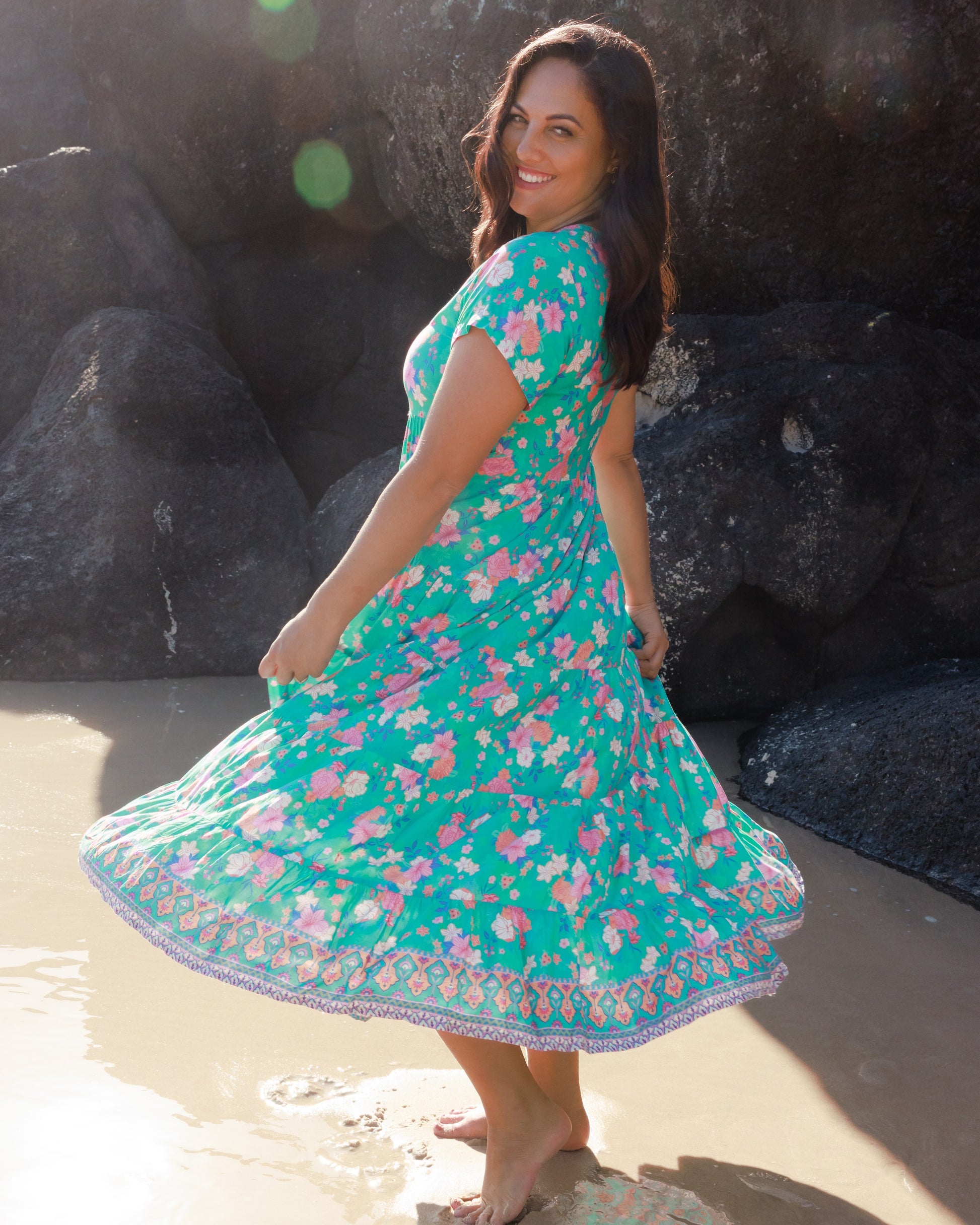 VALENTINA MAXI DRESS SECRET GARDEN