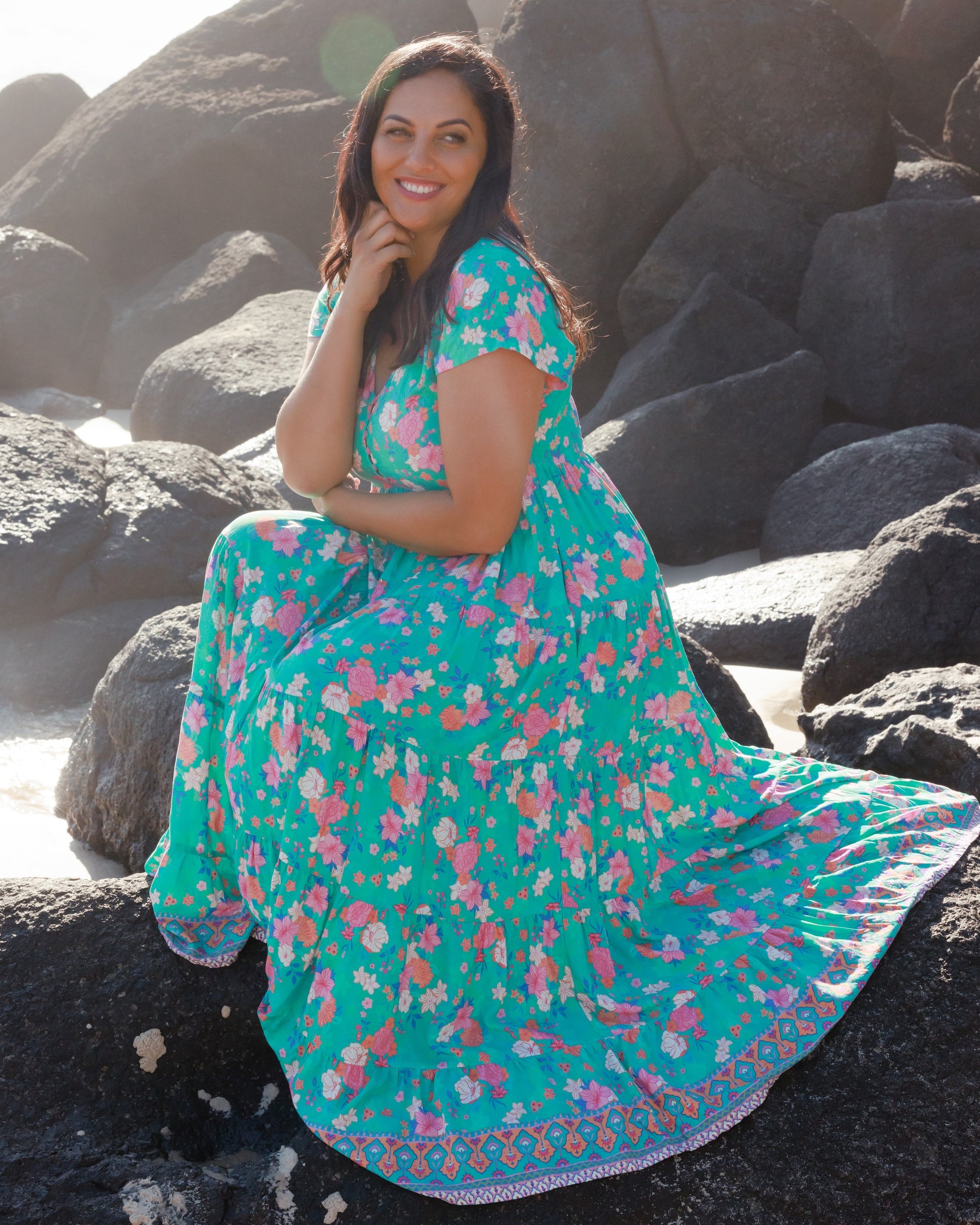 VALENTINA MAXI DRESS SECRET GARDEN