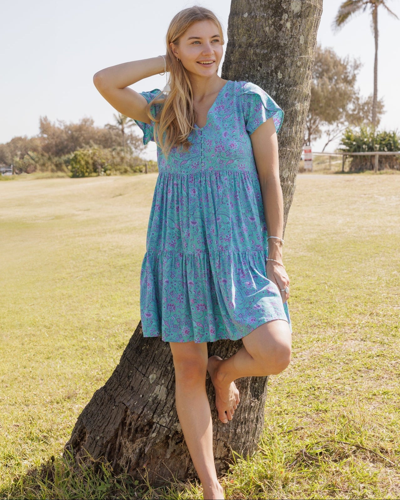 TAYLOR MINI DRESS TRANQUILITY