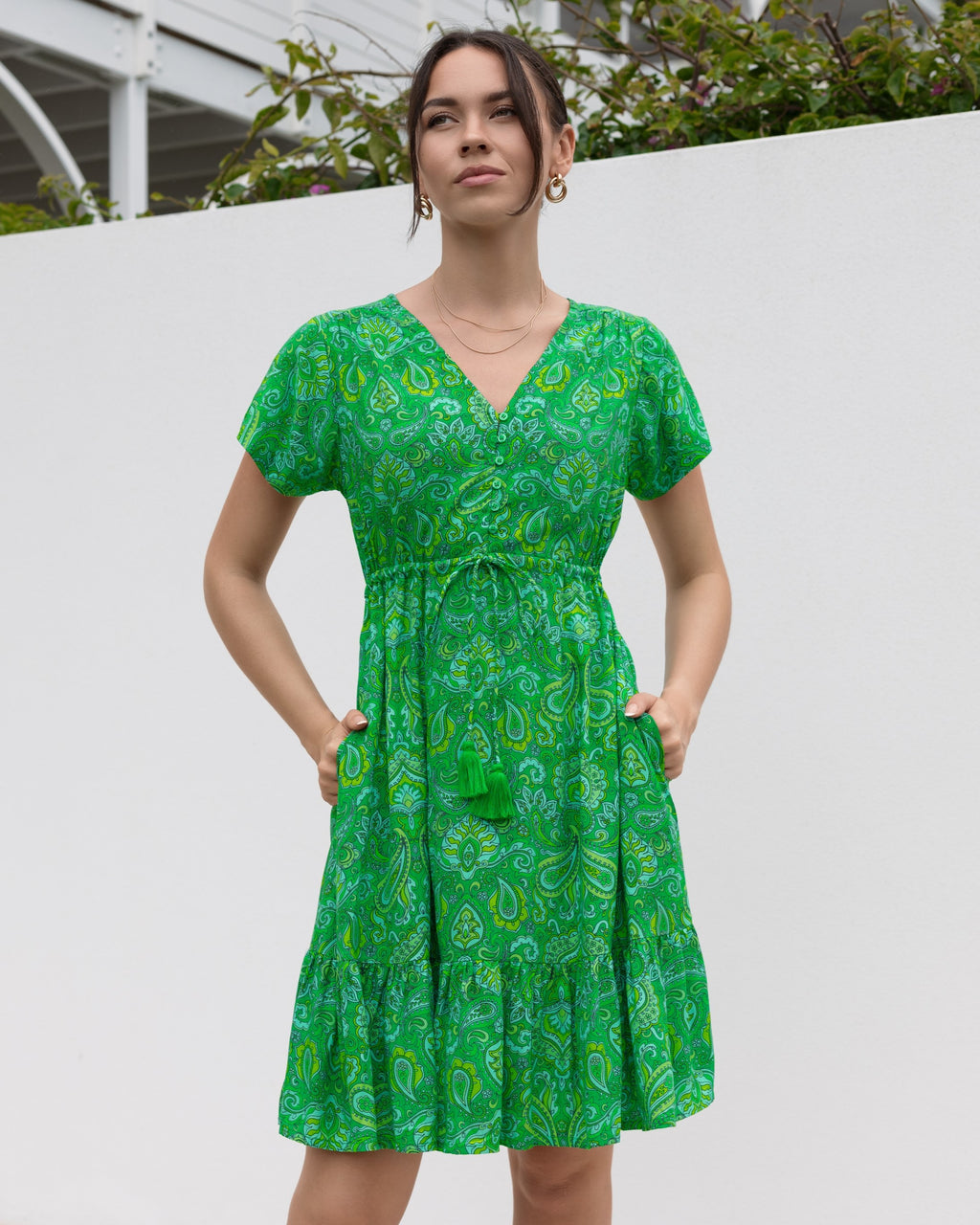 IRIS MINI DRESS NORTHERN LIGHTS