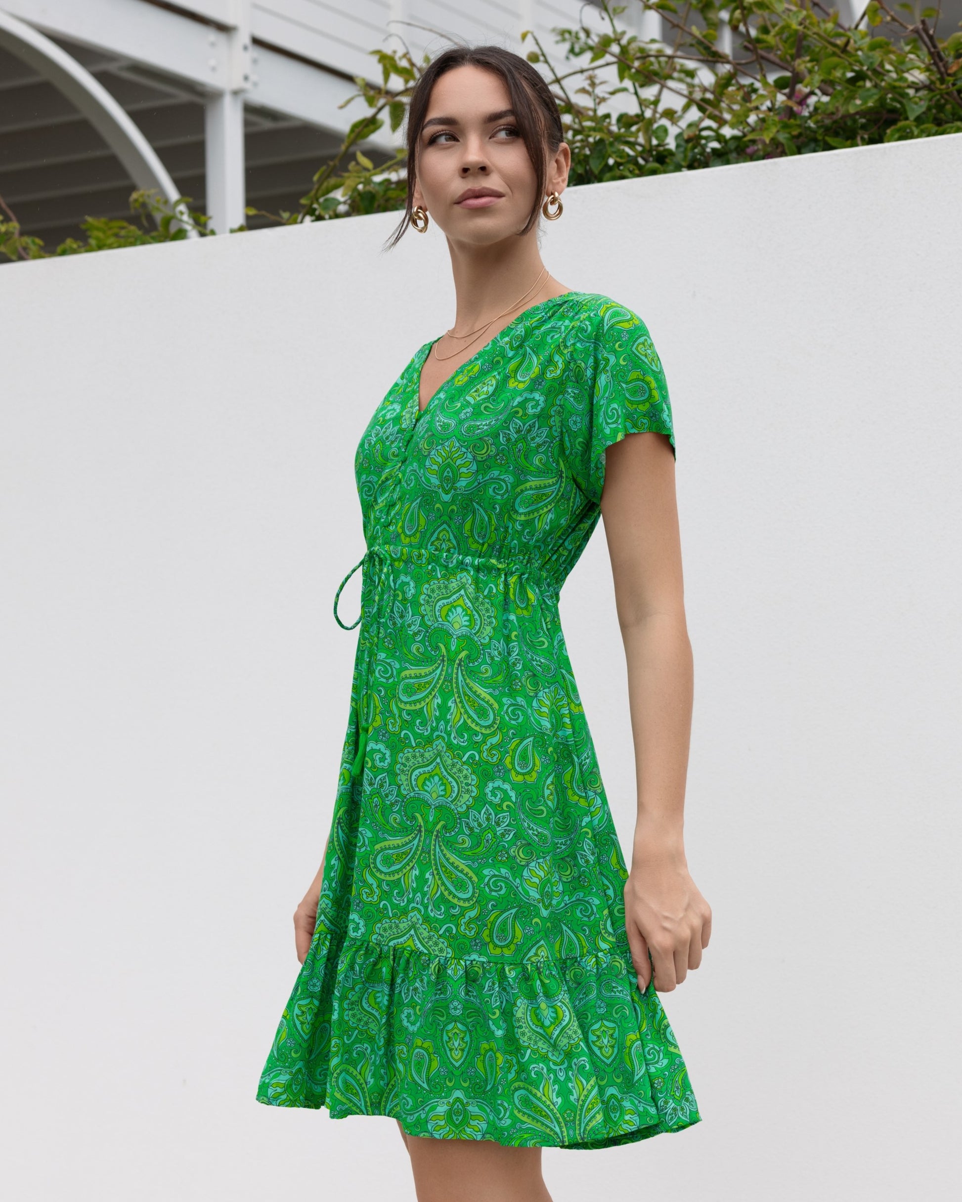 IRIS MINI DRESS NORTHERN LIGHTS