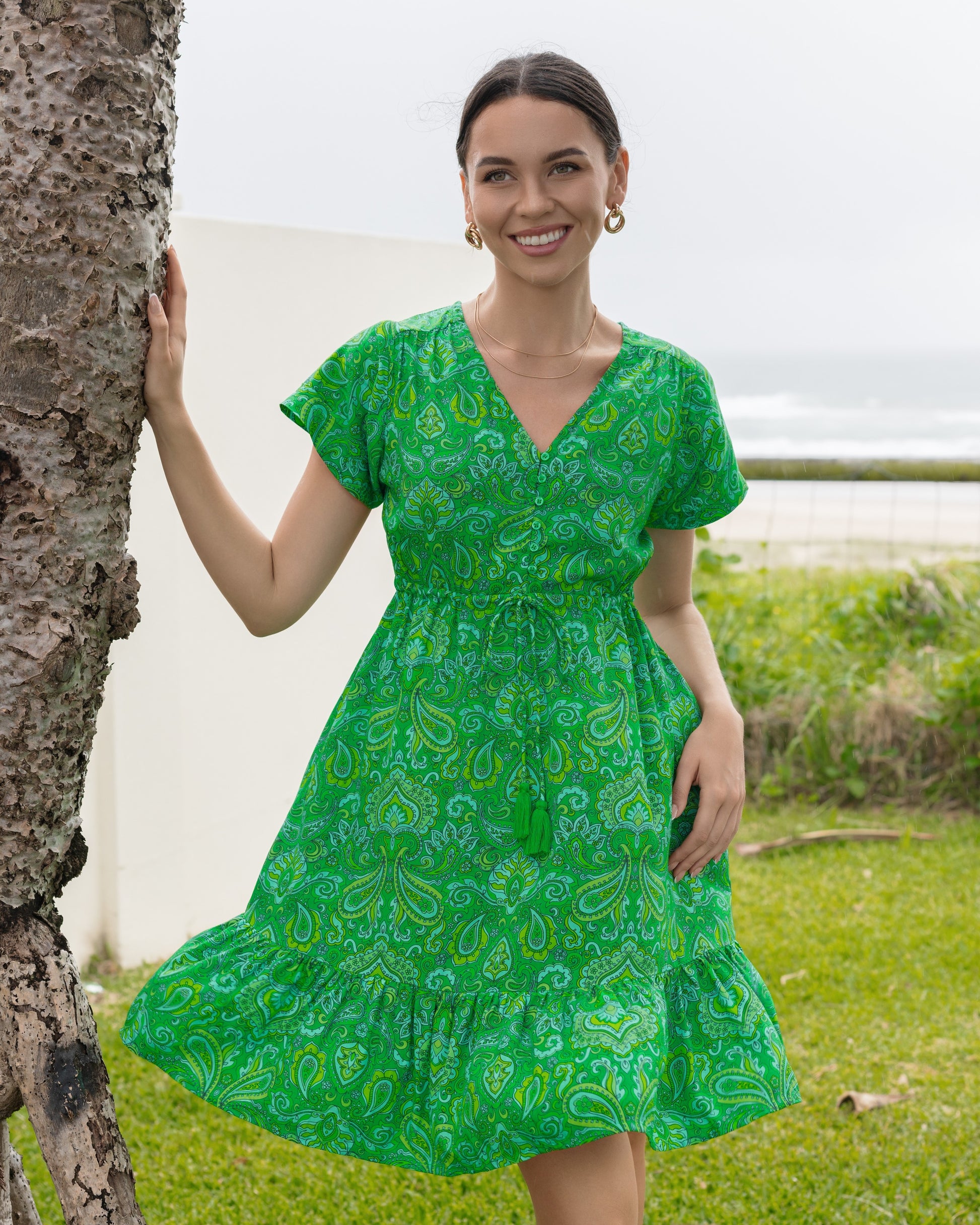 IRIS MINI DRESS NORTHERN LIGHTS