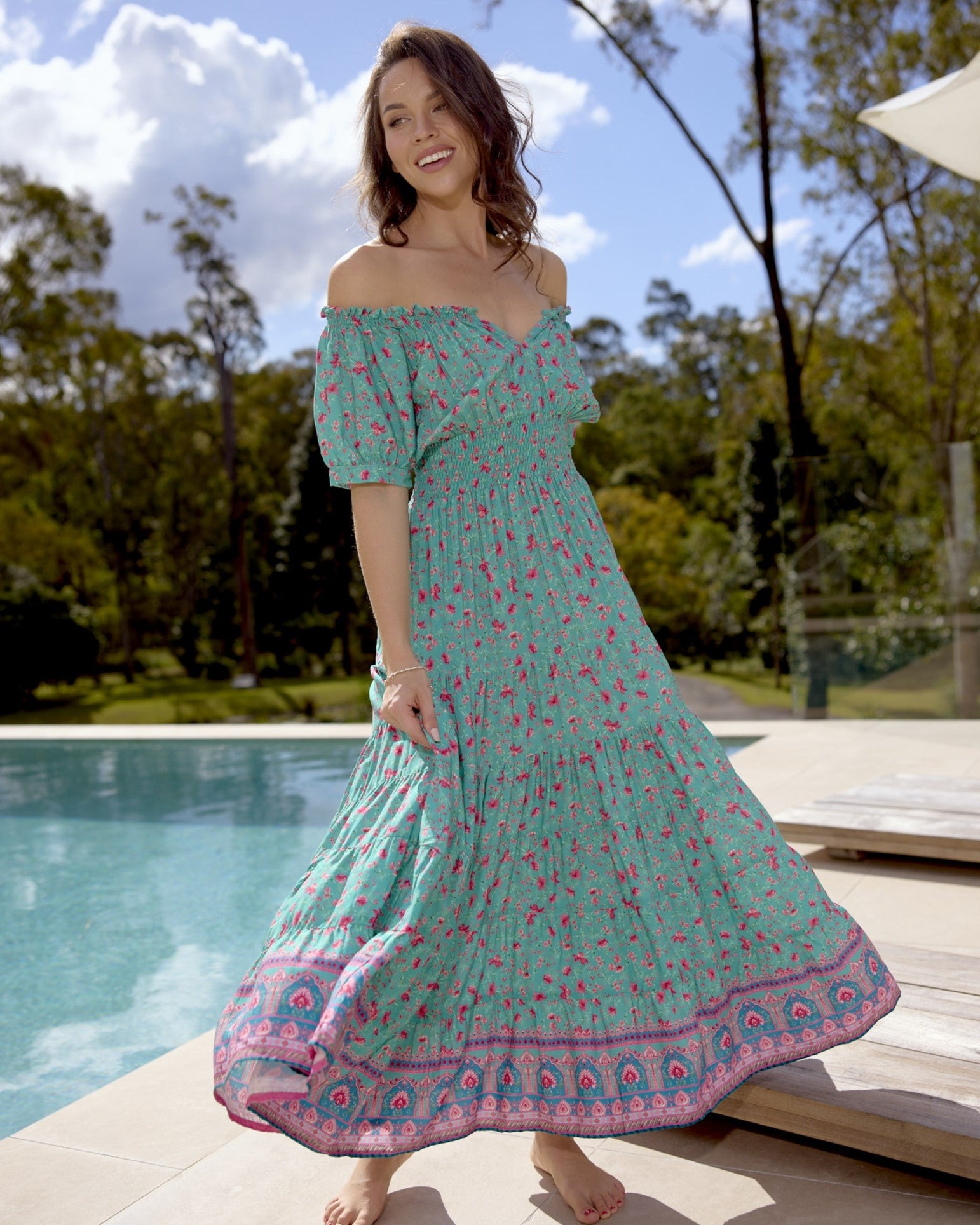 ADORE MAXI DRESS OPAL DREAM