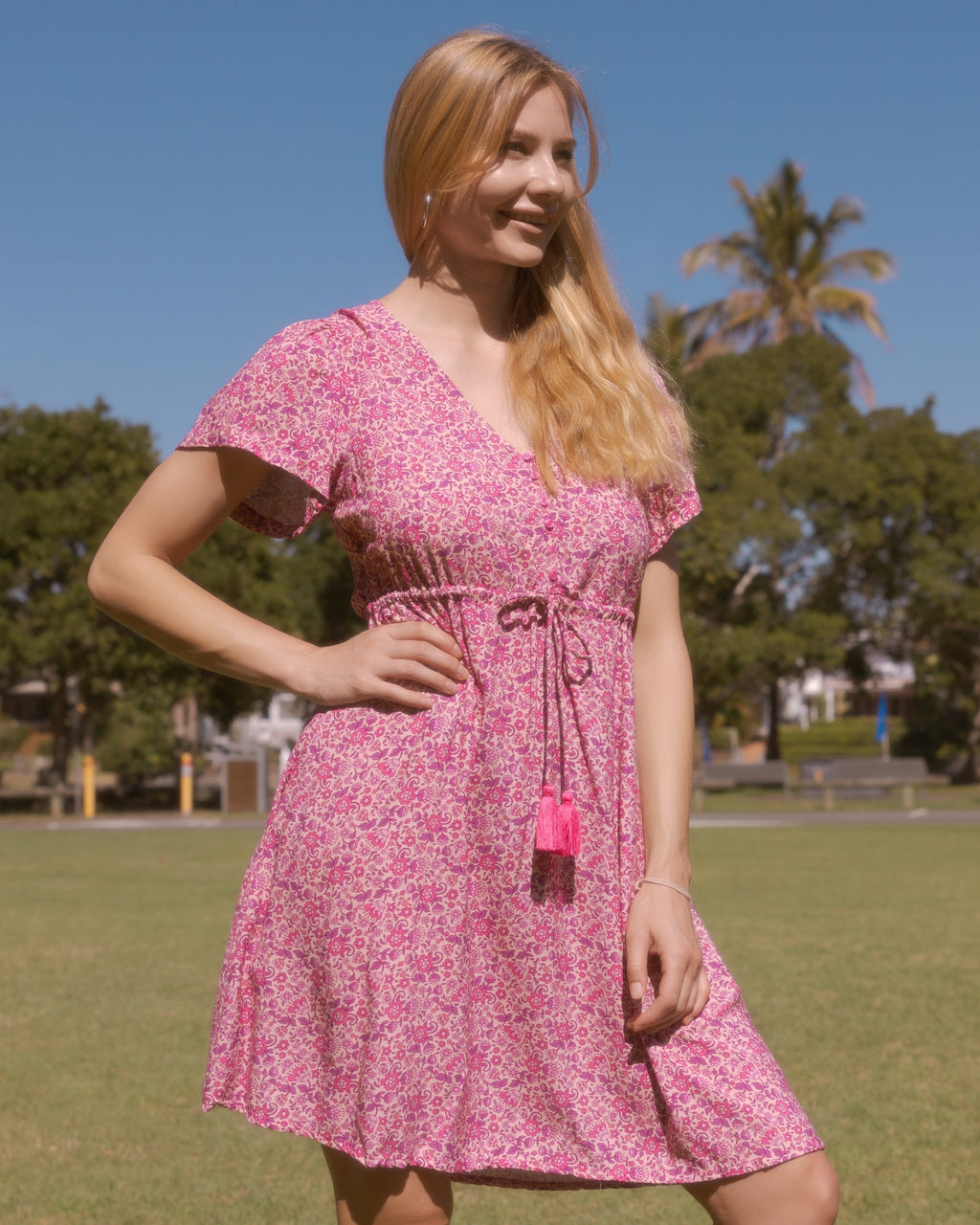 SKYLAR MINI DRESS SWEET PEA