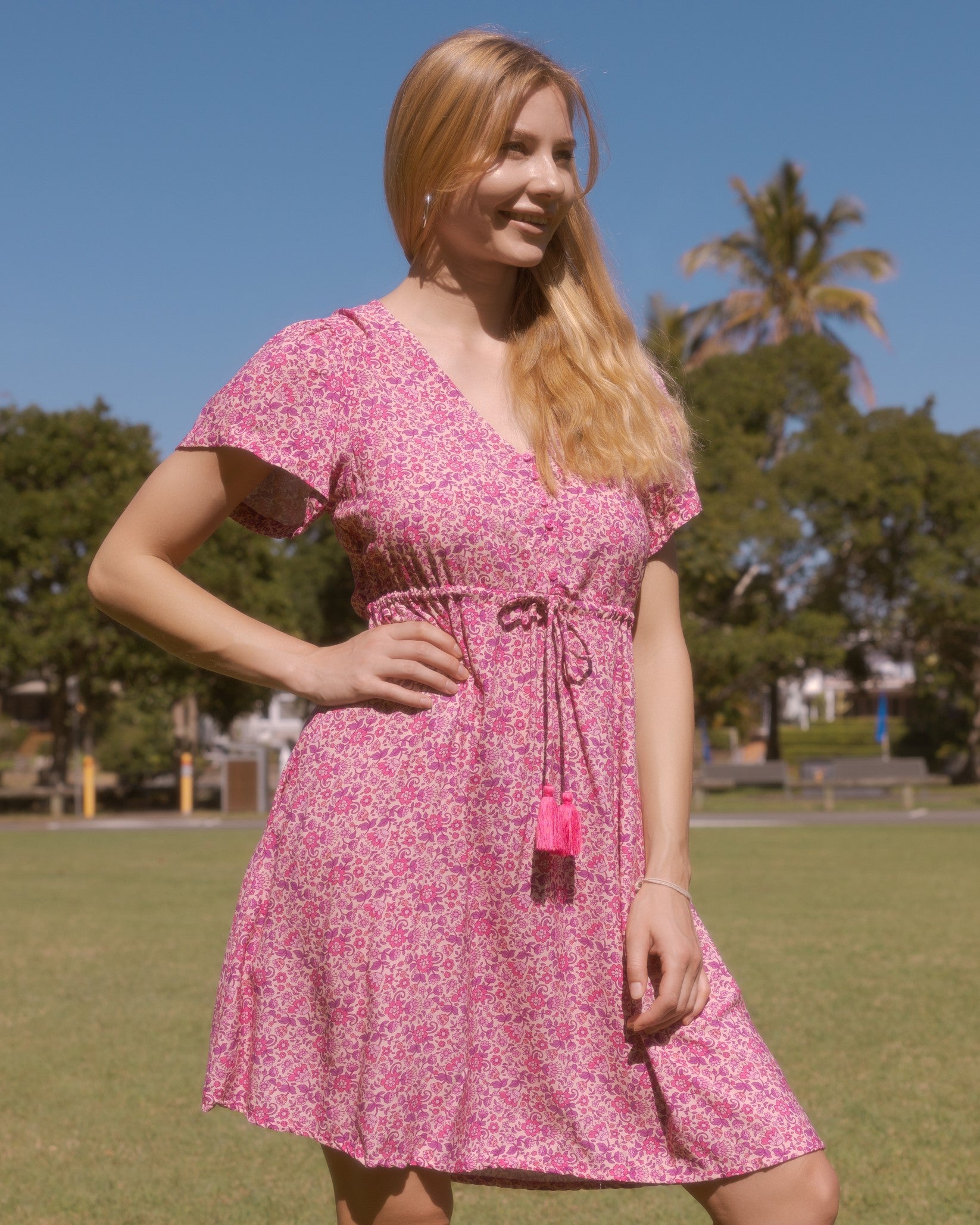 SKYLAR MINI DRESS SWEET PEA