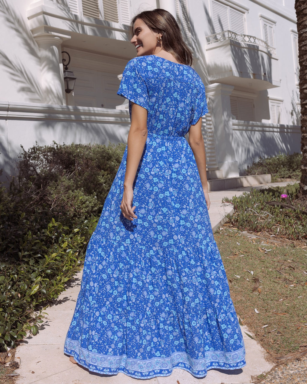 SIA MAXI DRESS BLUE LAGOON