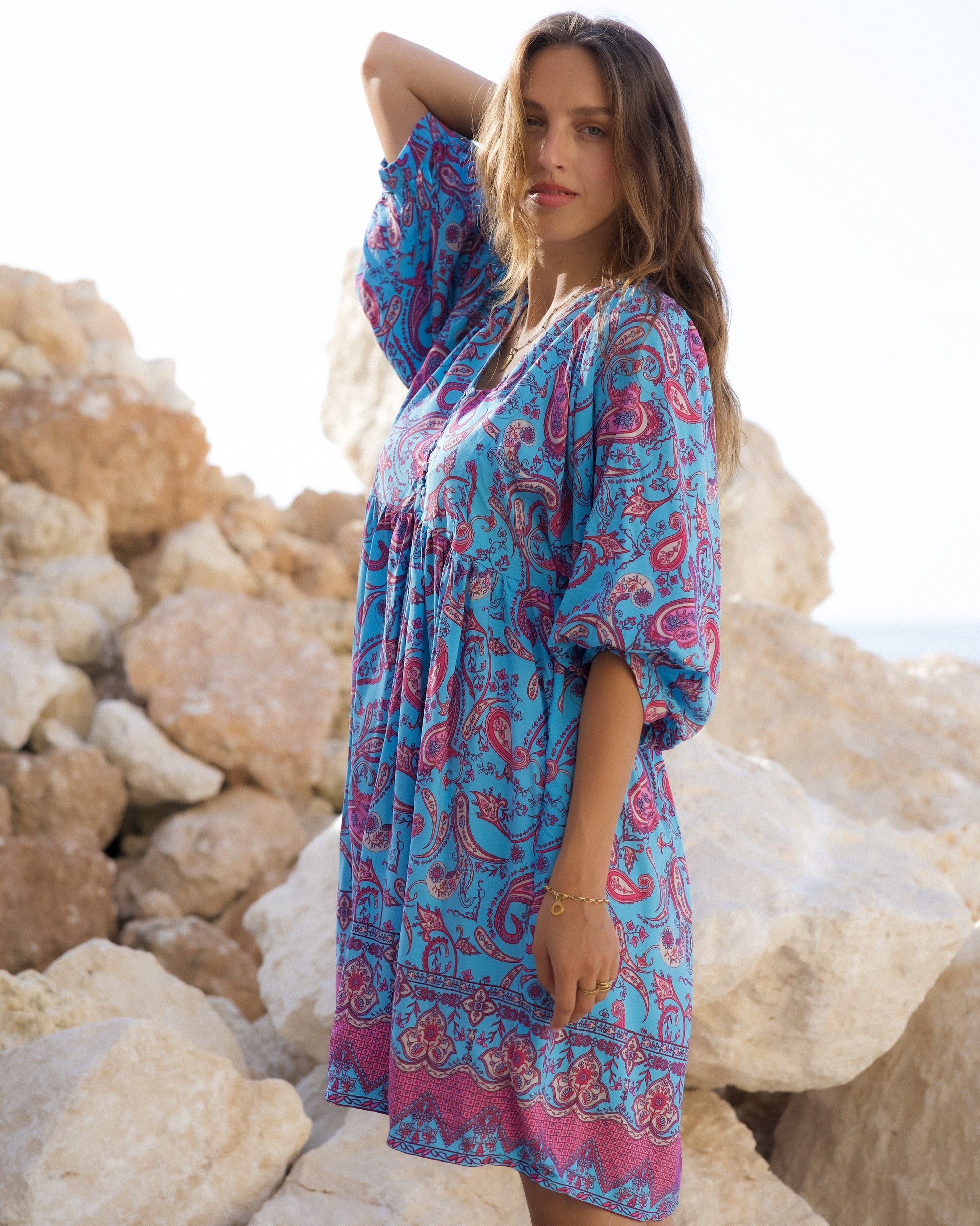 MAGGIE MINI DRESS DREAMSCAPE
