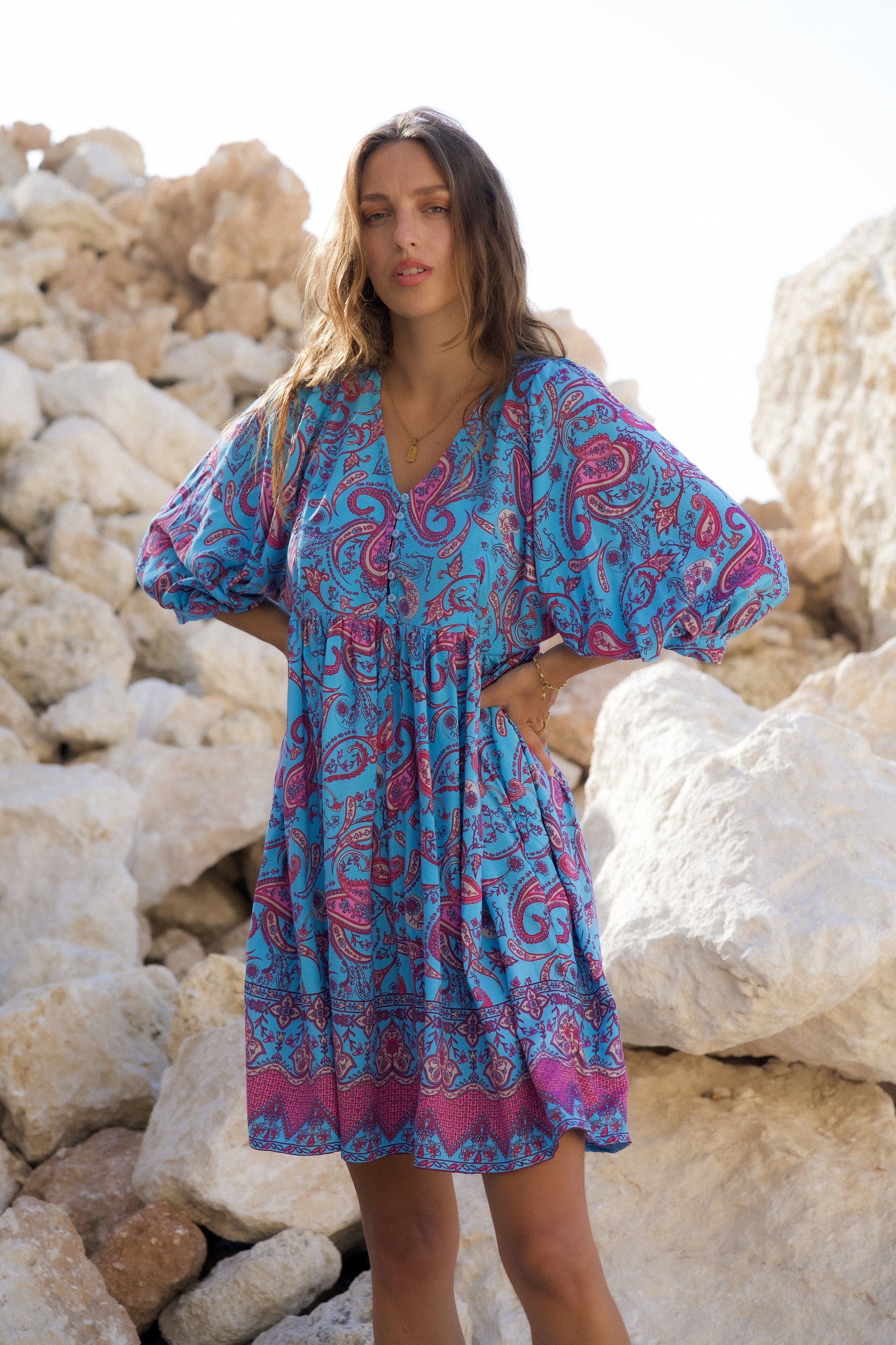 MAGGIE MINI DRESS DREAMSCAPE