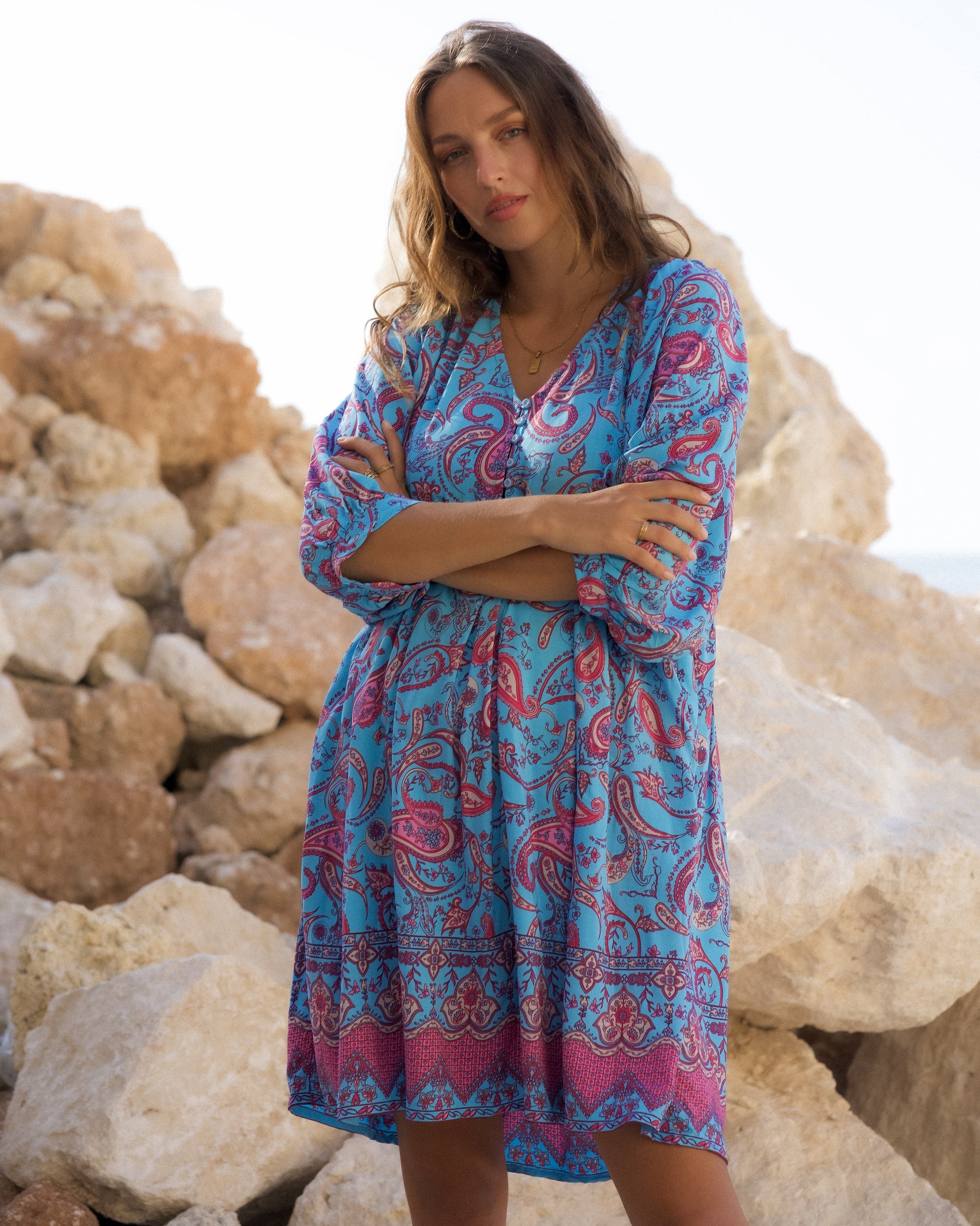 MAGGIE MINI DRESS DREAMSCAPE