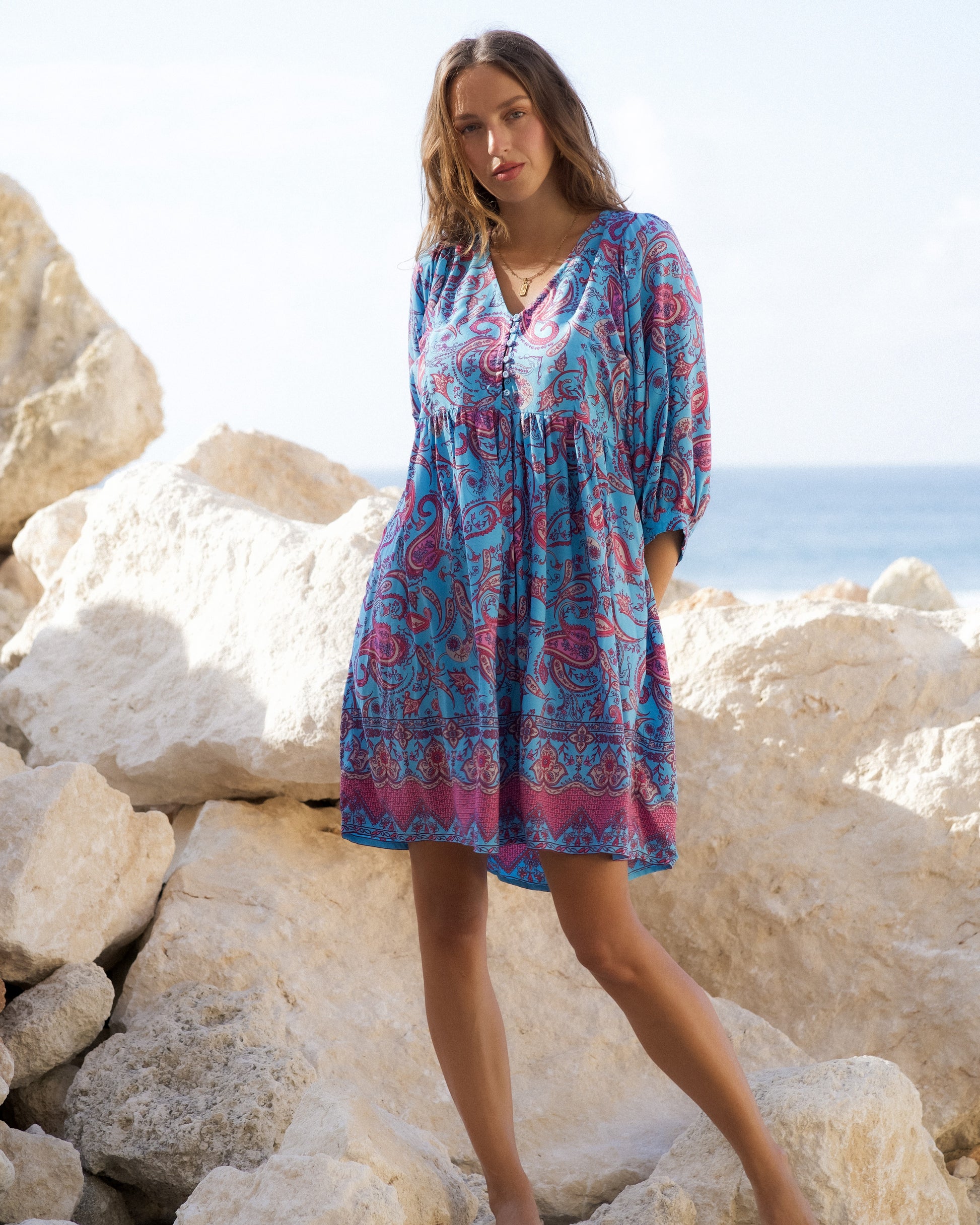 MAGGIE MINI DRESS DREAMSCAPE