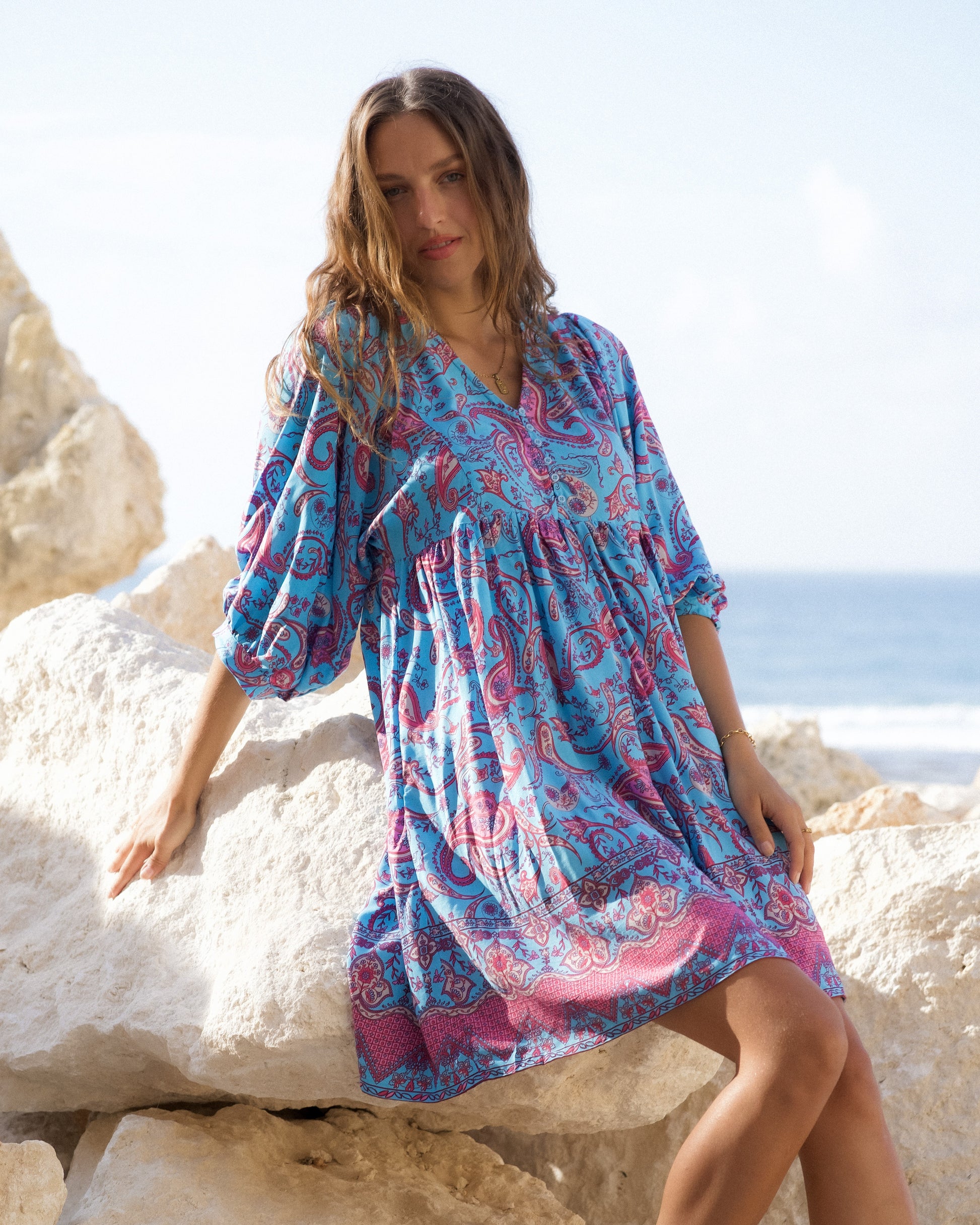 MAGGIE MINI DRESS DREAMSCAPE