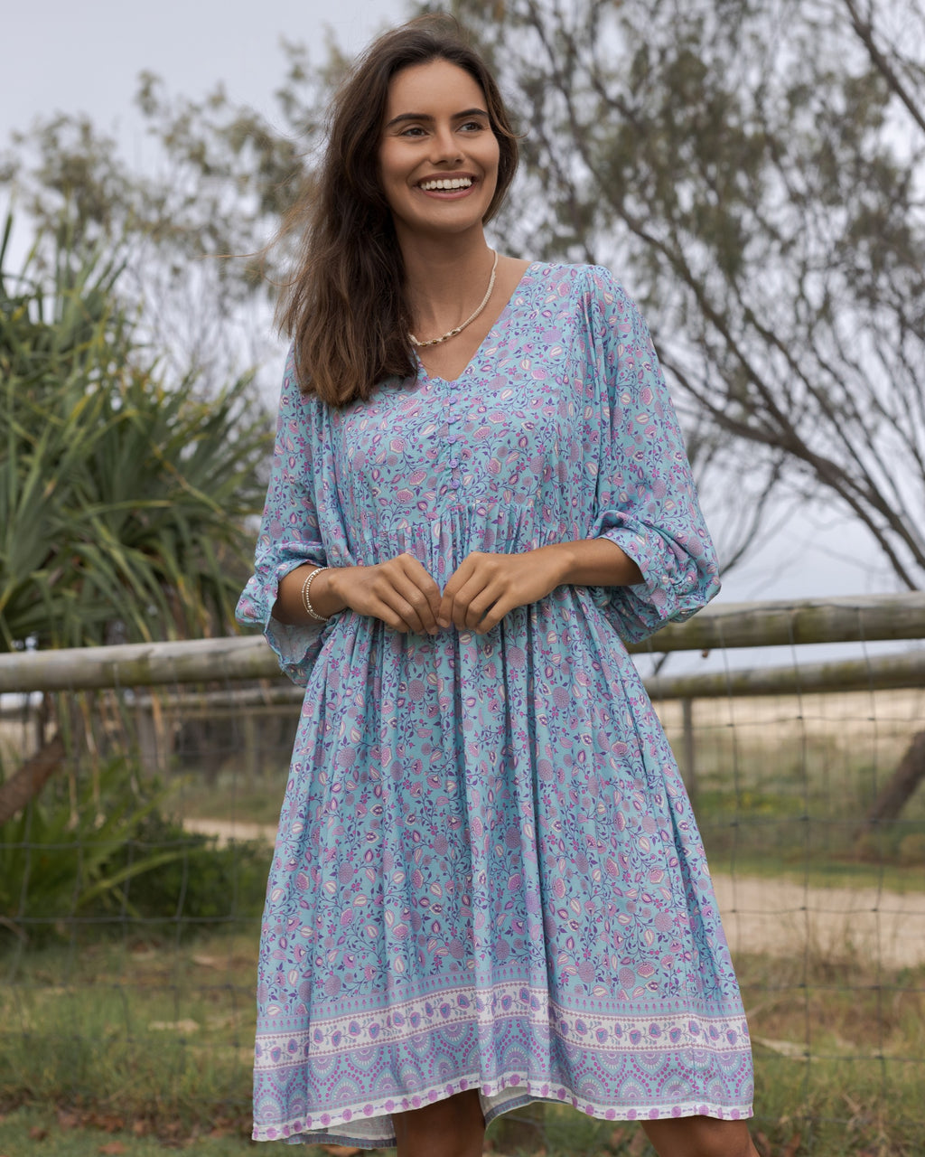 MAGGIE MINI DRESS SERENITY