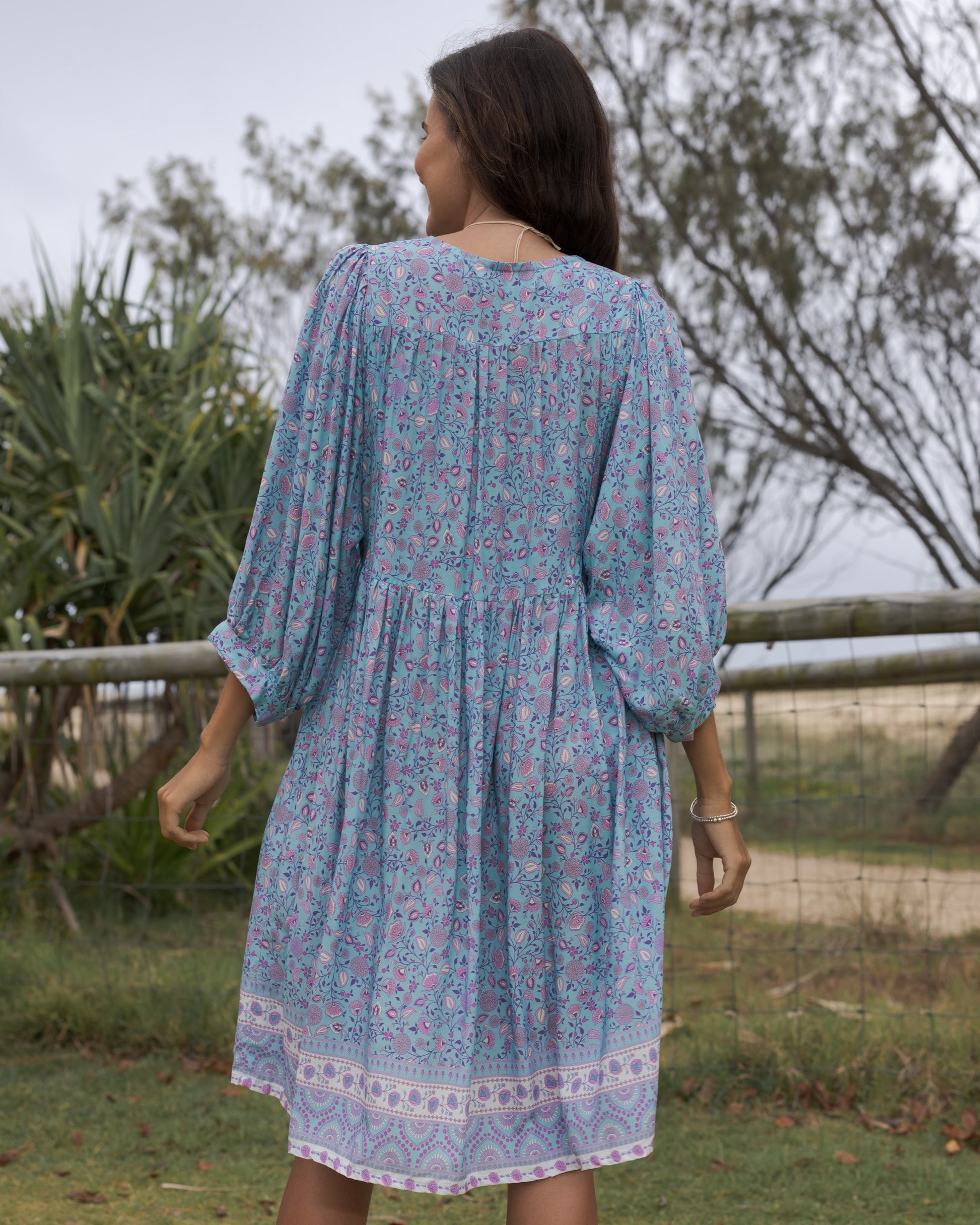 MAGGIE MINI DRESS SERENITY