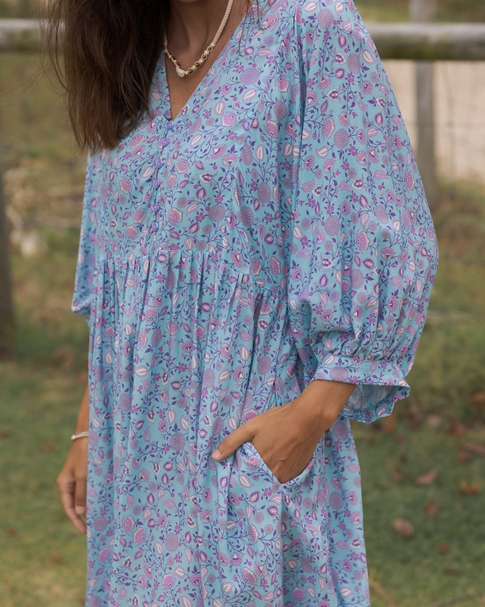 MAGGIE MINI DRESS SERENITY
