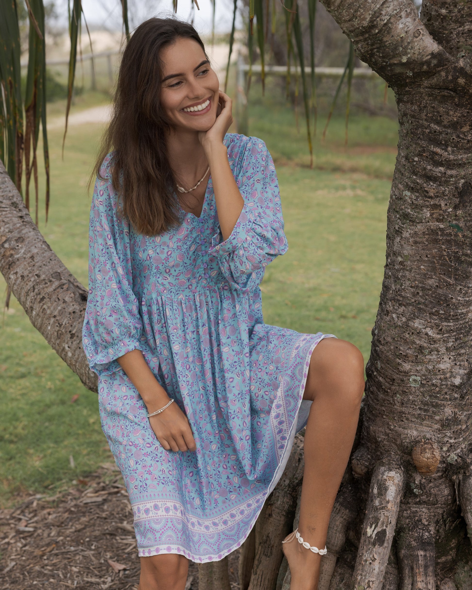 MAGGIE MINI DRESS SERENITY