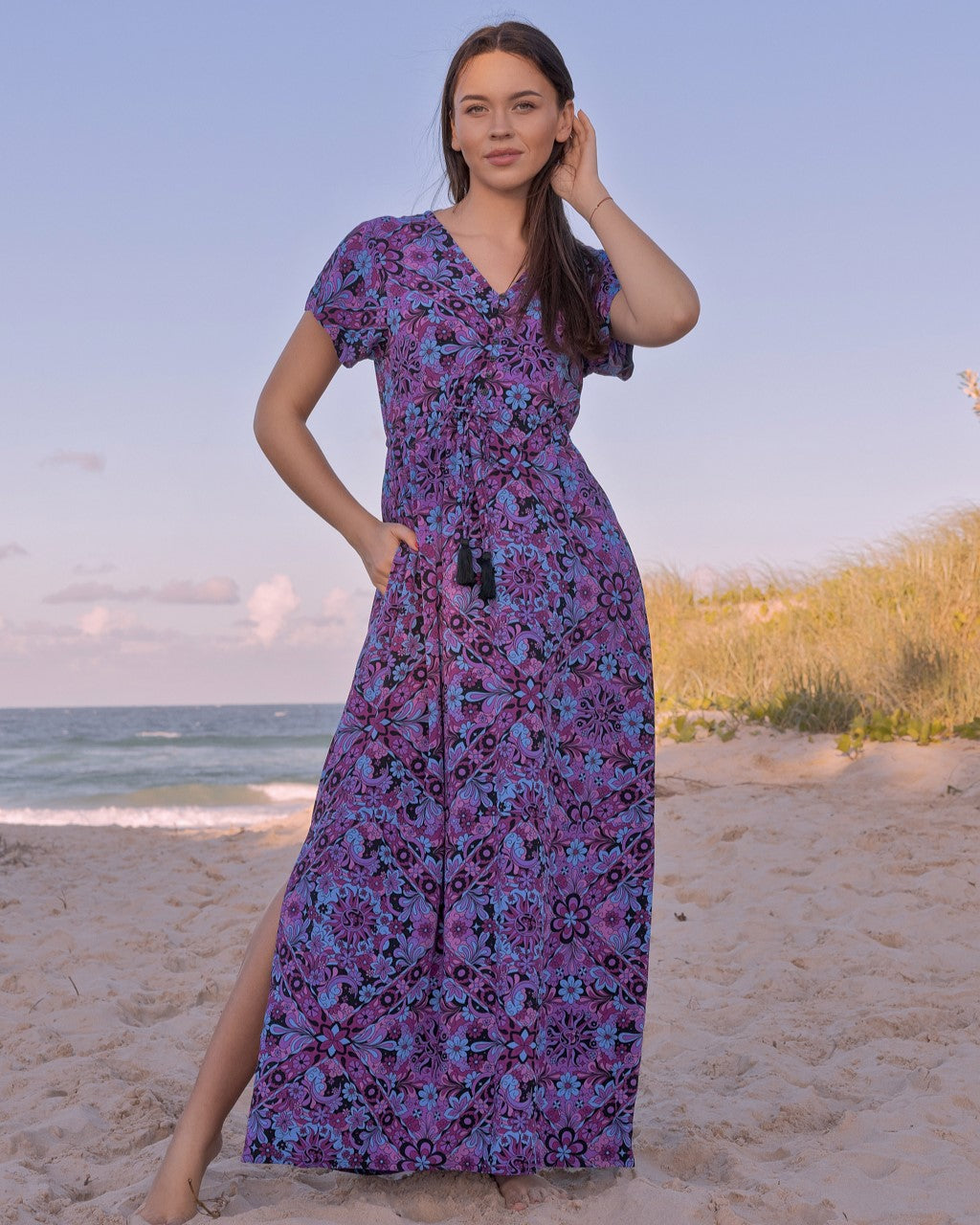 RHIANNON MAXI DRESS MIDNIGHT ECLIPSE