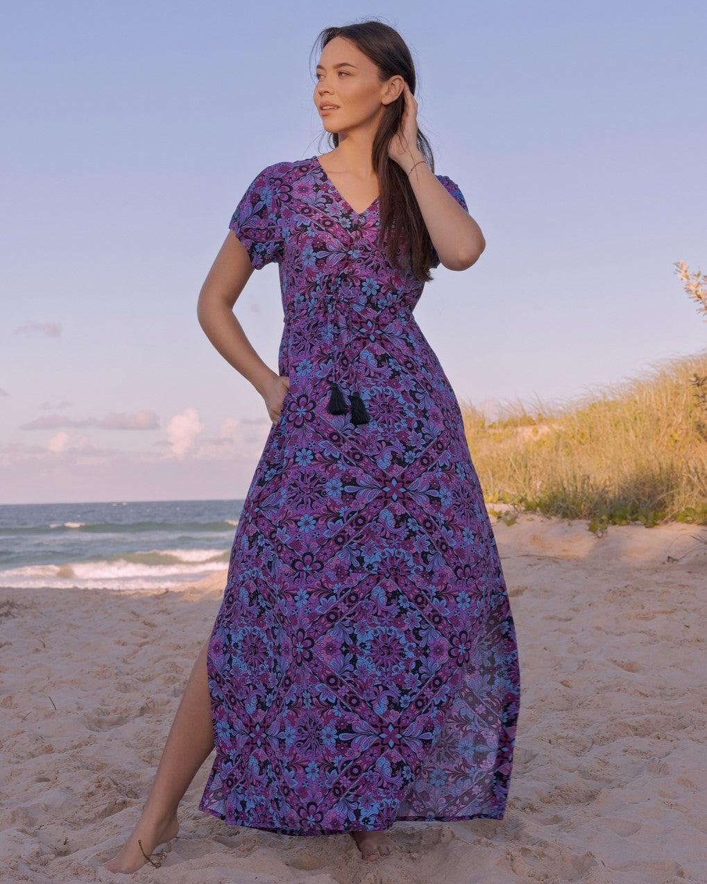 RHIANNON MAXI DRESS MIDNIGHT ECLIPSE
