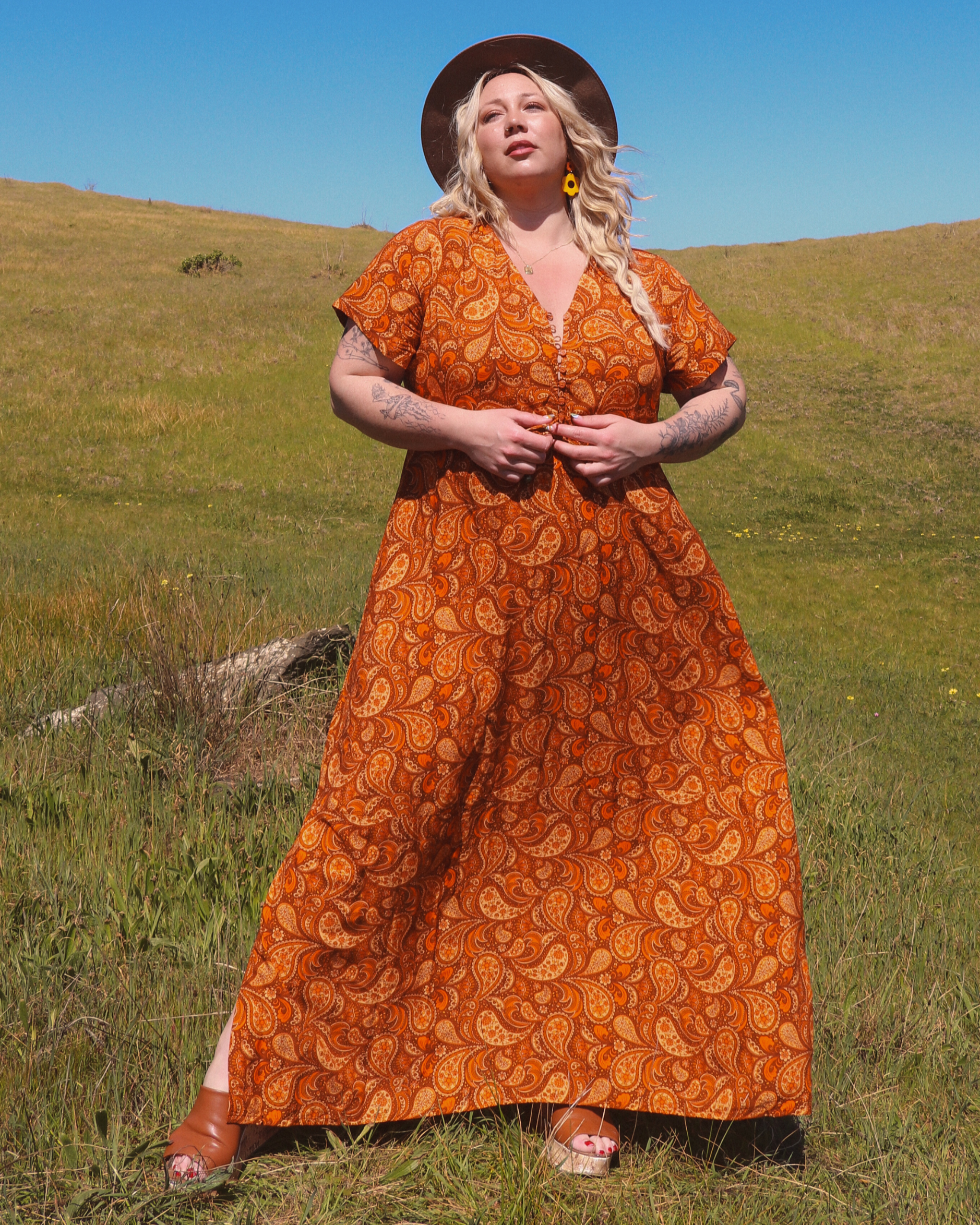 RHIANNON MAXI DRESS FLEETWOOD