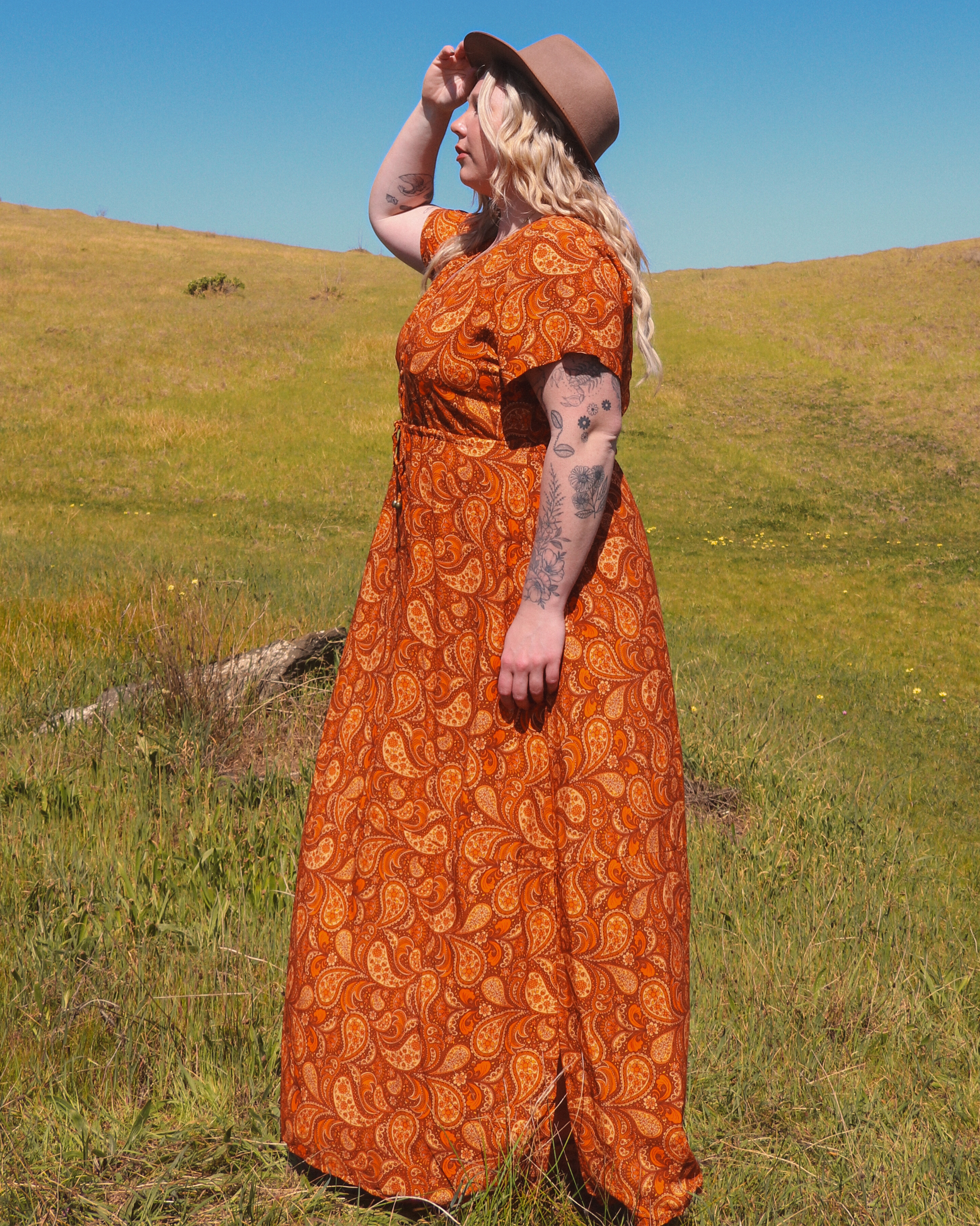 RHIANNON MAXI DRESS FLEETWOOD