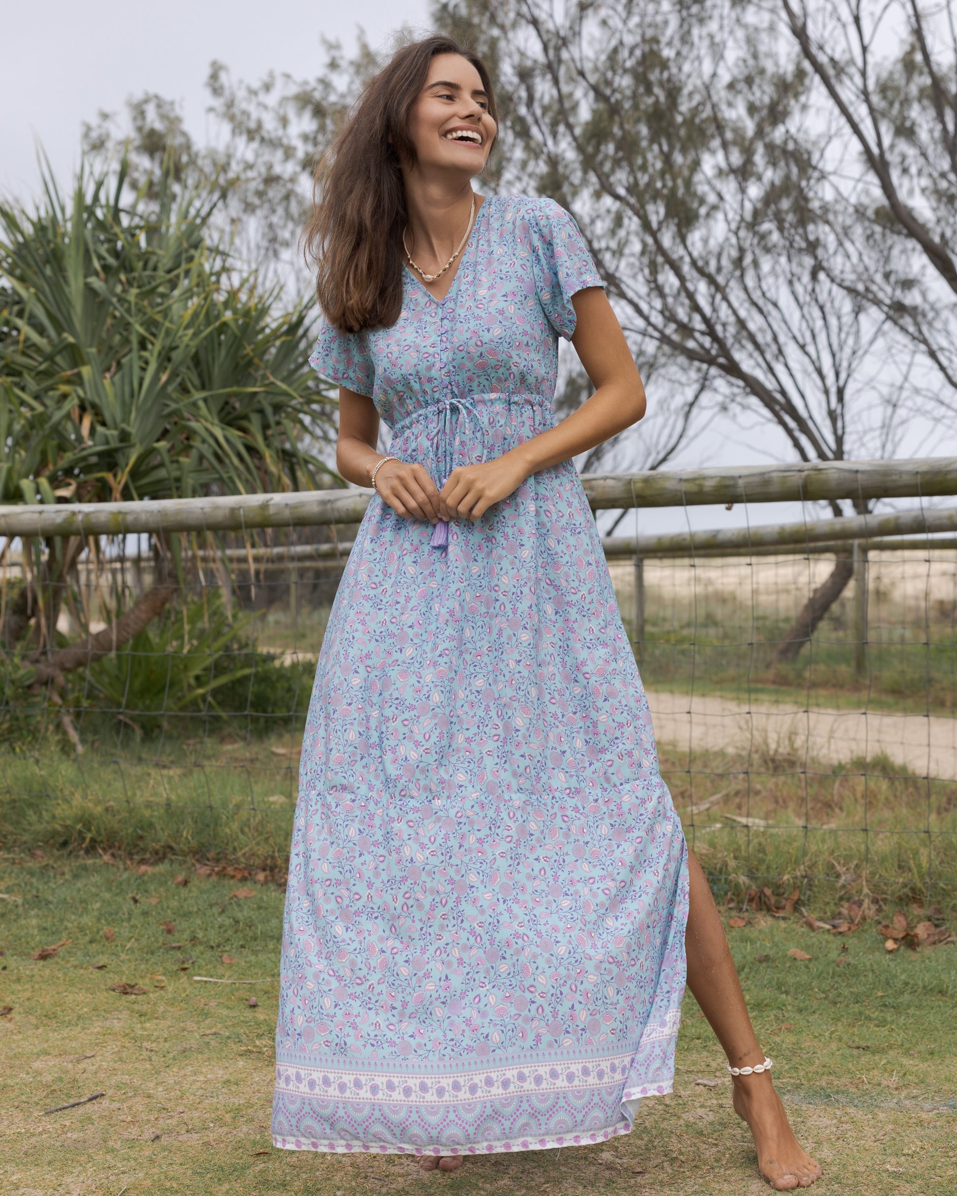 RHIANNON MAXI DRESS SERENITY