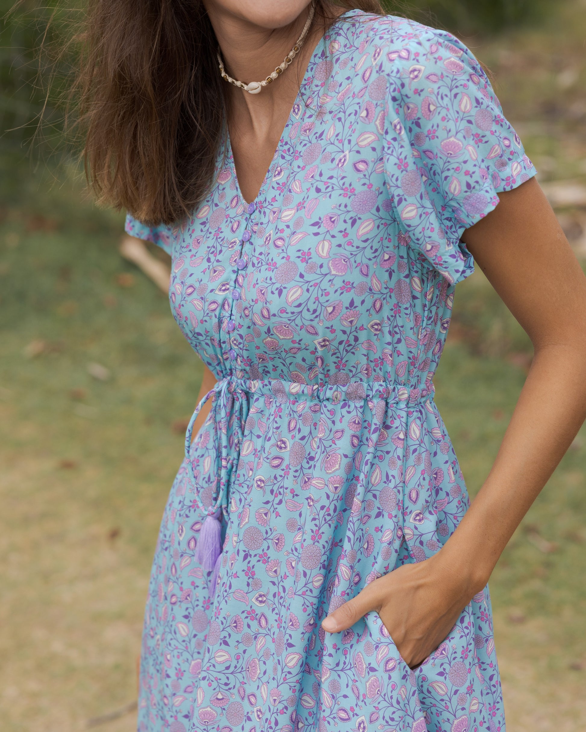 RHIANNON MAXI DRESS SERENITY