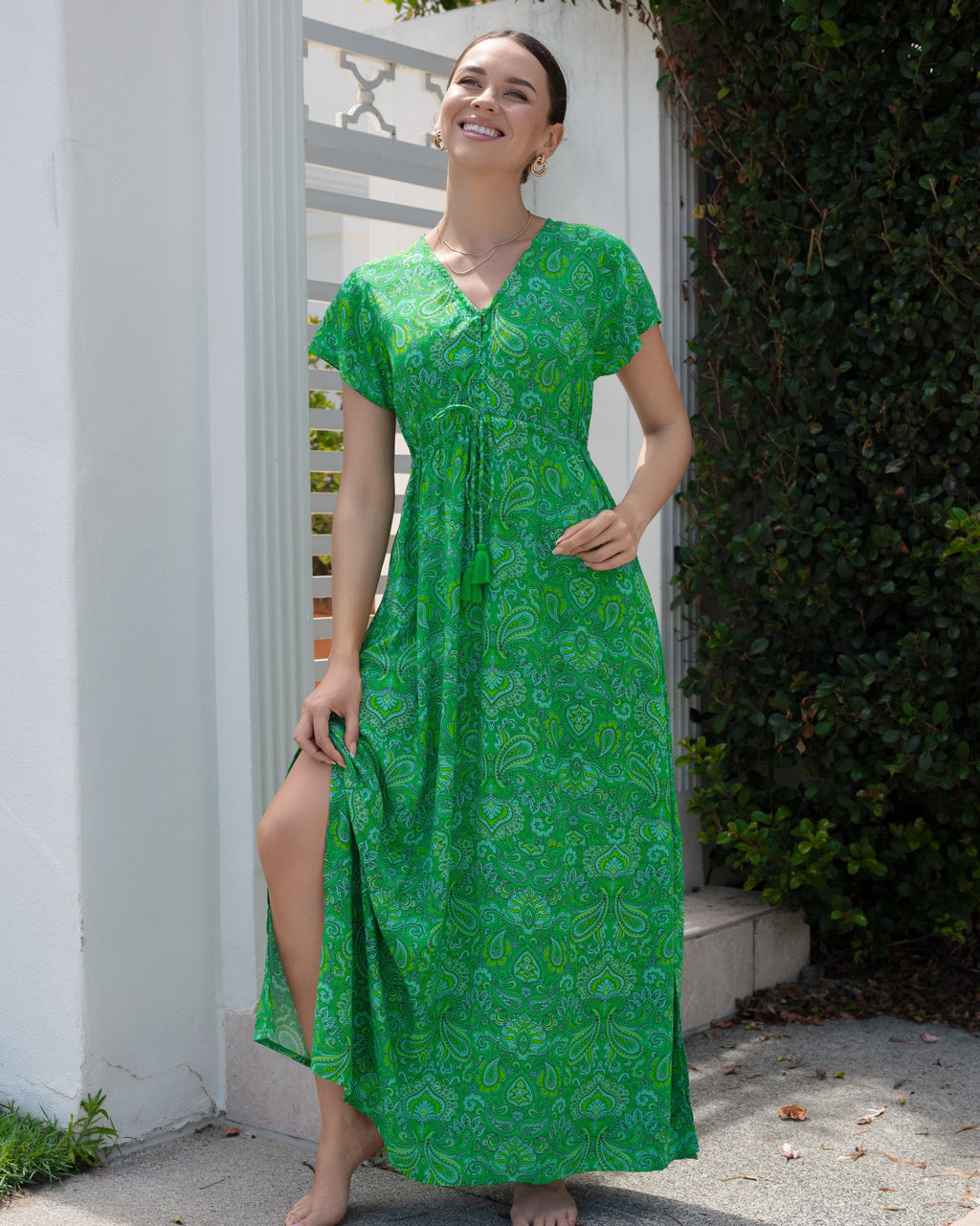 RHIANNON MAXI DRESS NORTHERN LIGHTS