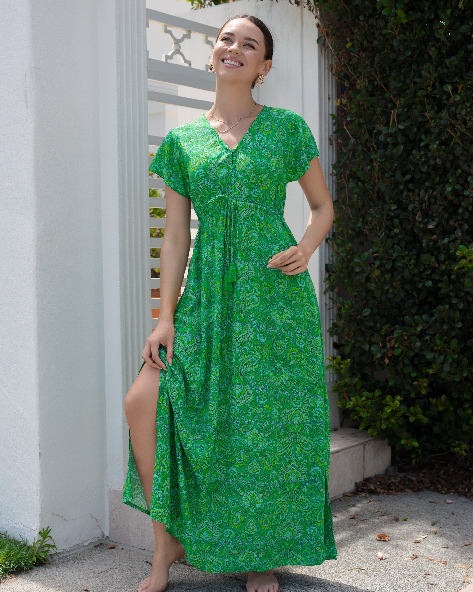 RHIANNON MAXI DRESS NORTHERN LIGHTS