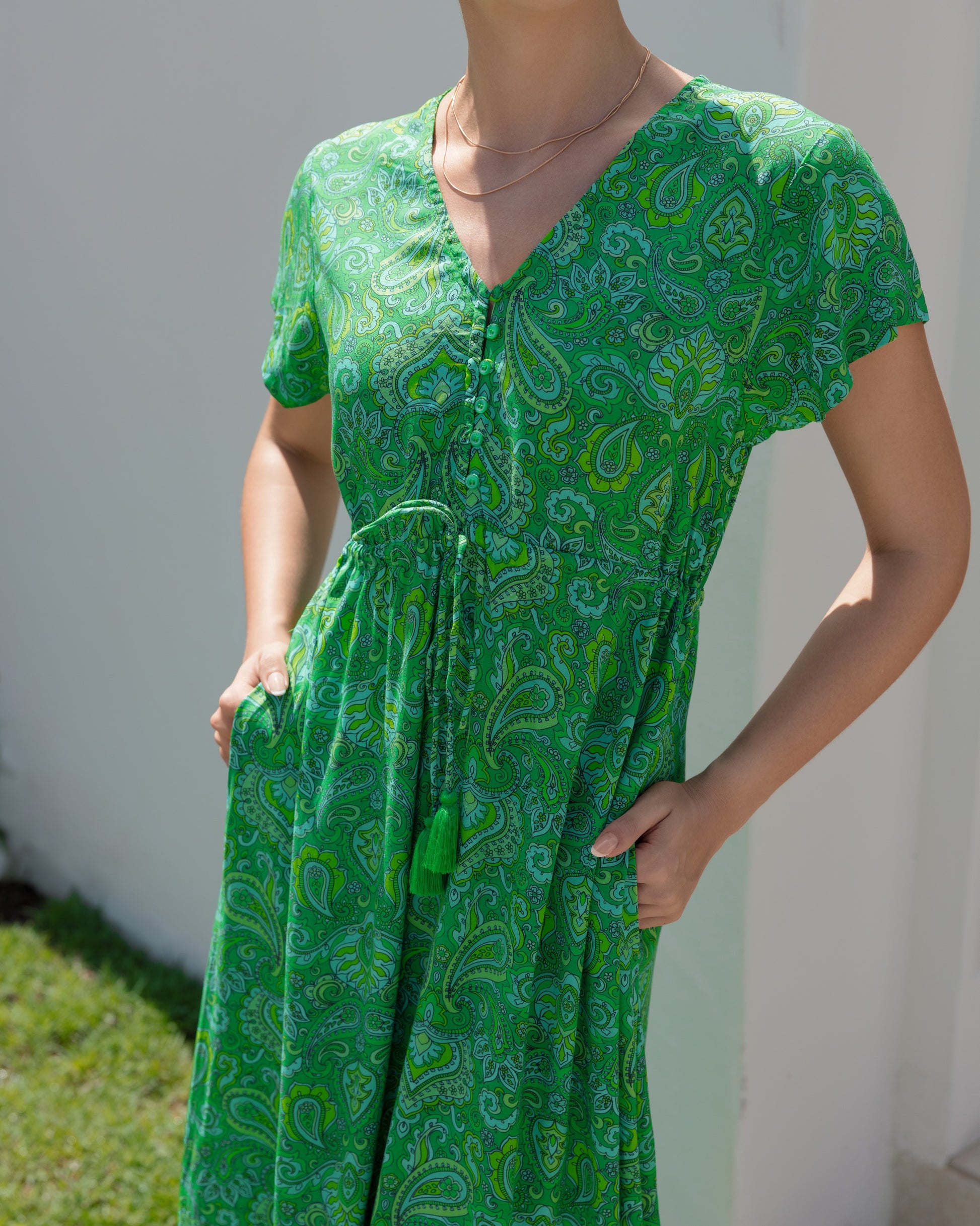 RHIANNON MAXI DRESS NORTHERN LIGHTS