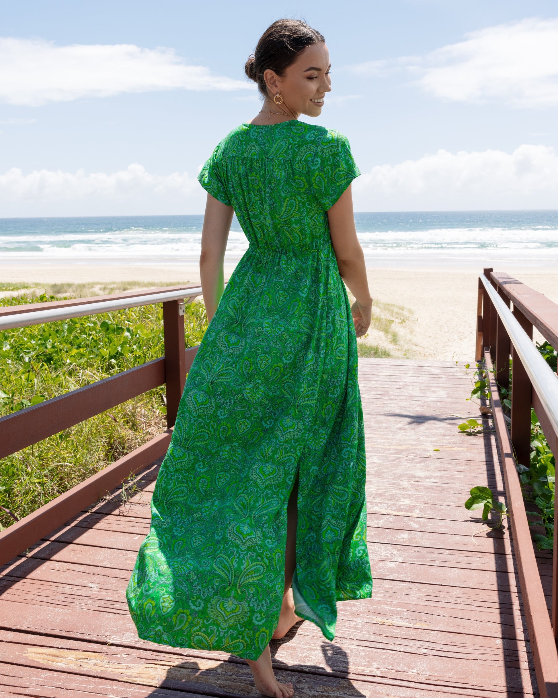 RHIANNON MAXI DRESS NORTHERN LIGHTS