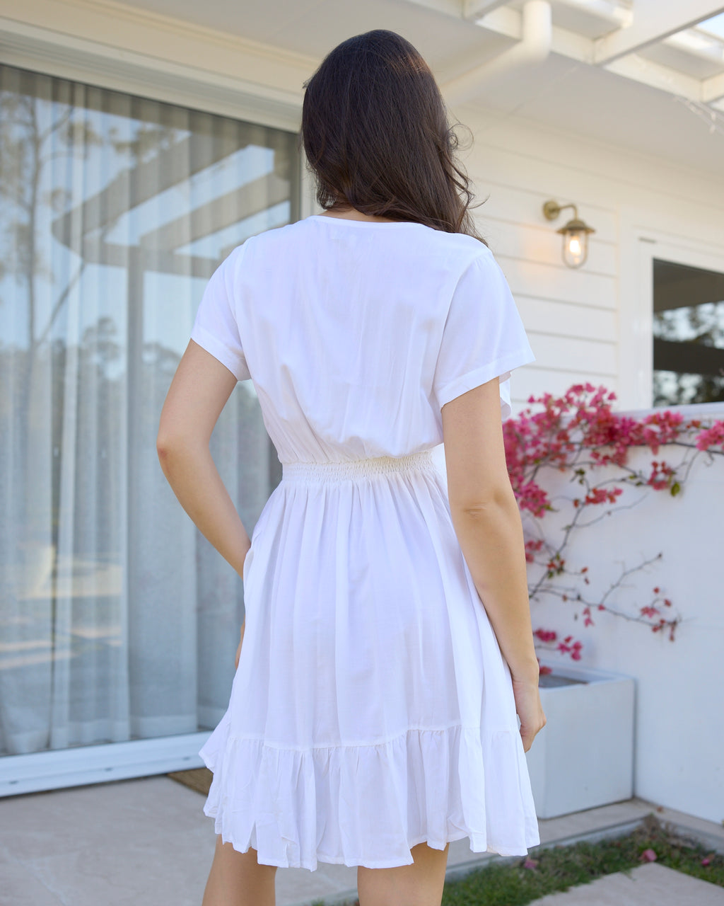 HARRIET MINI DRESS WHITE