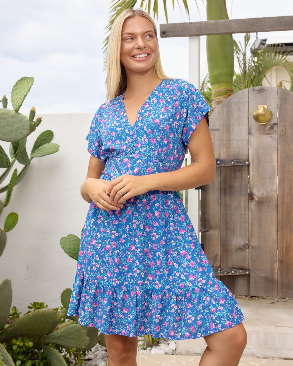 HARRIET MINI DRESS AURA