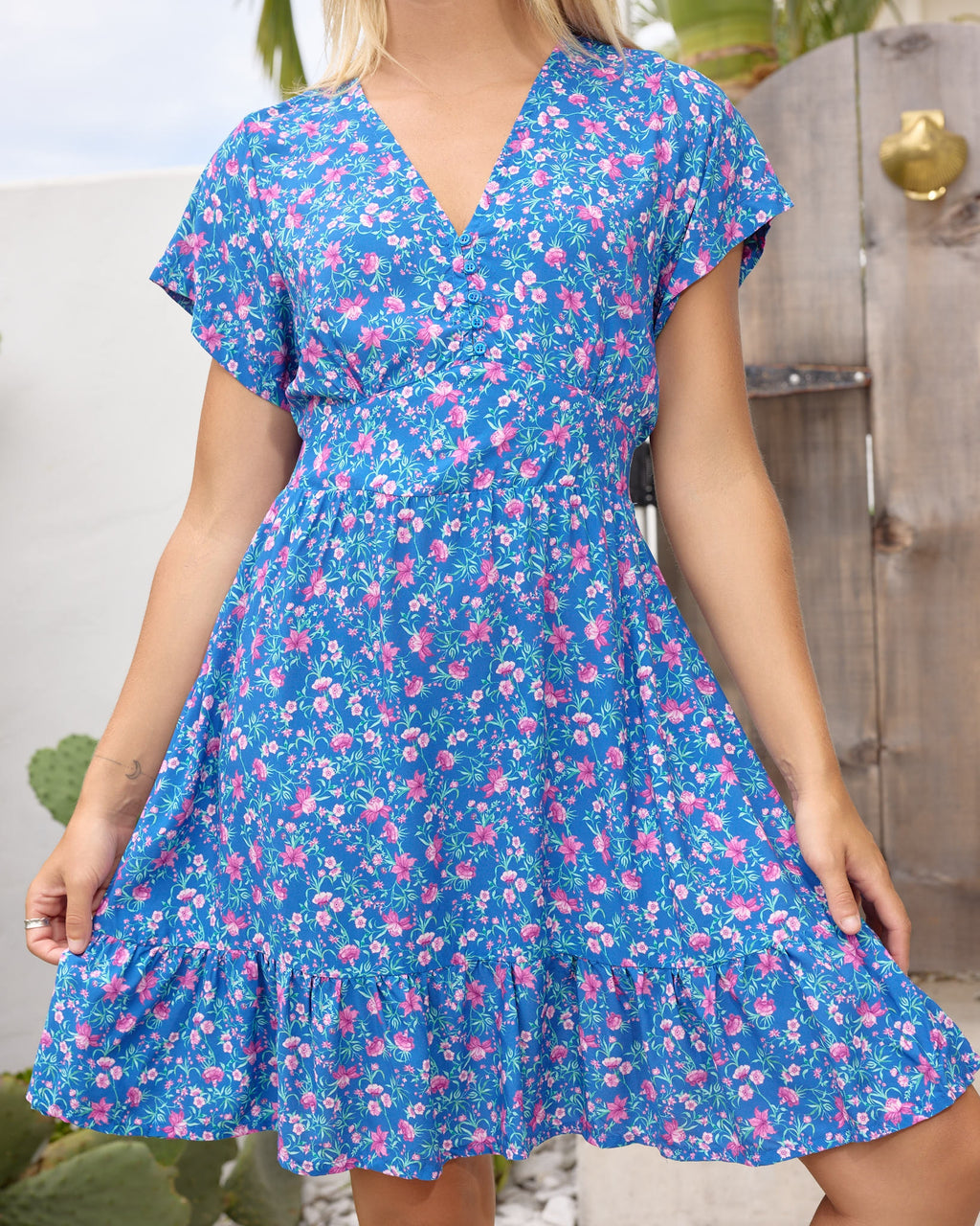 HARRIET MINI DRESS AURA