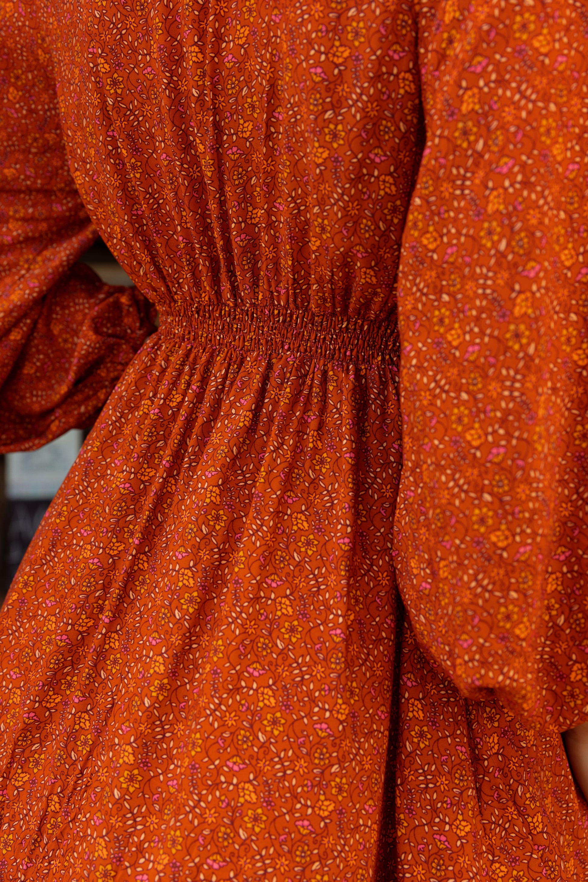 JAYA MINI DRESS PUMPKIN SPICE
