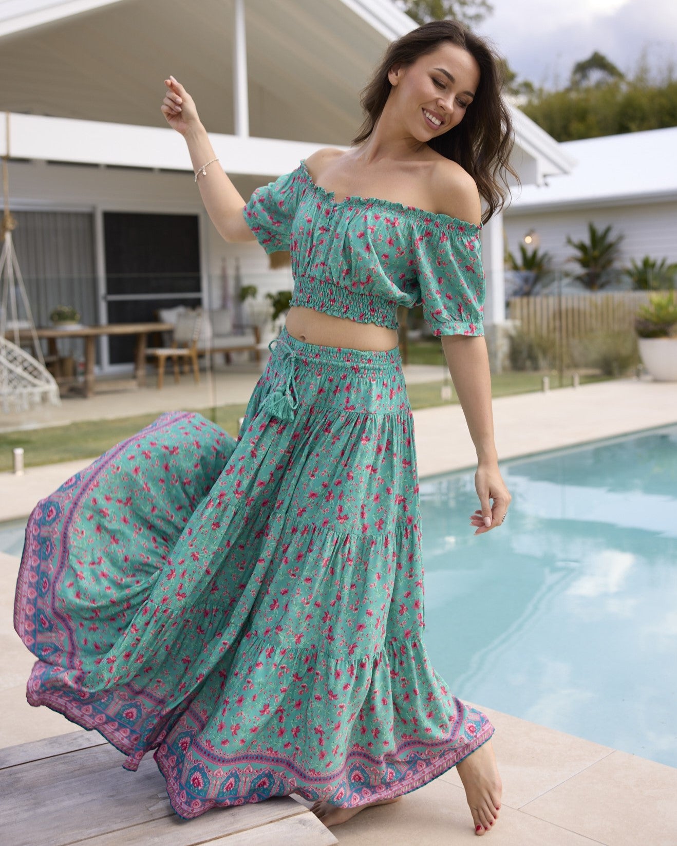 OAKLEY MAXI SKIRT OPAL DREAM