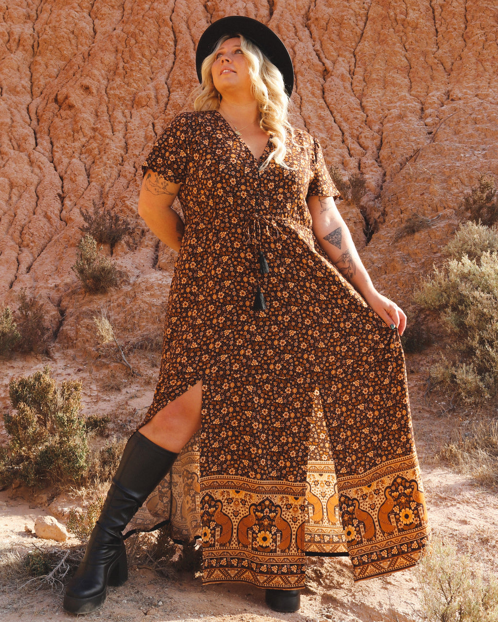 SURI MAXI DRESS HONEYGLOW