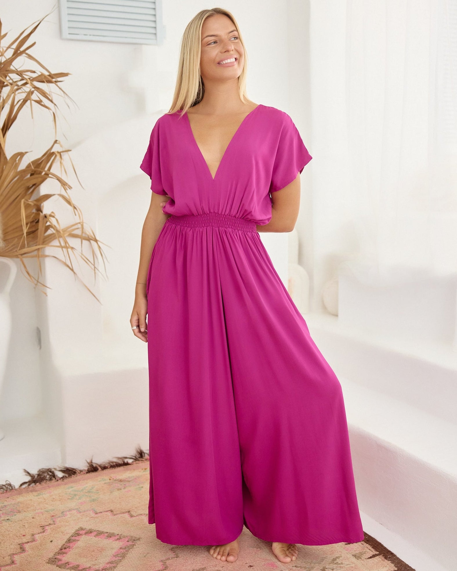 HEIDI JUMPSUIT MAGENTA