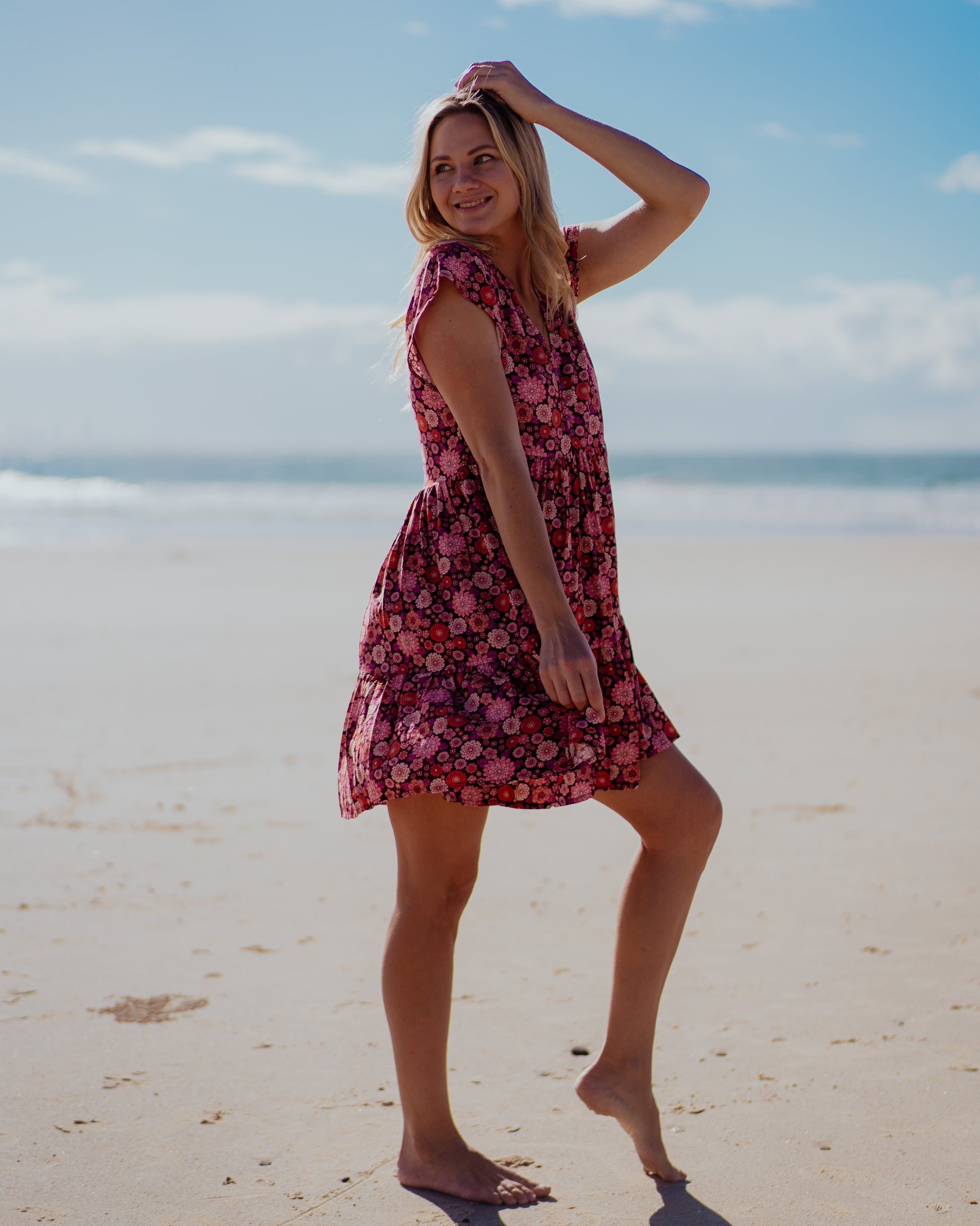 ESME MINI DRESS MALBEC
