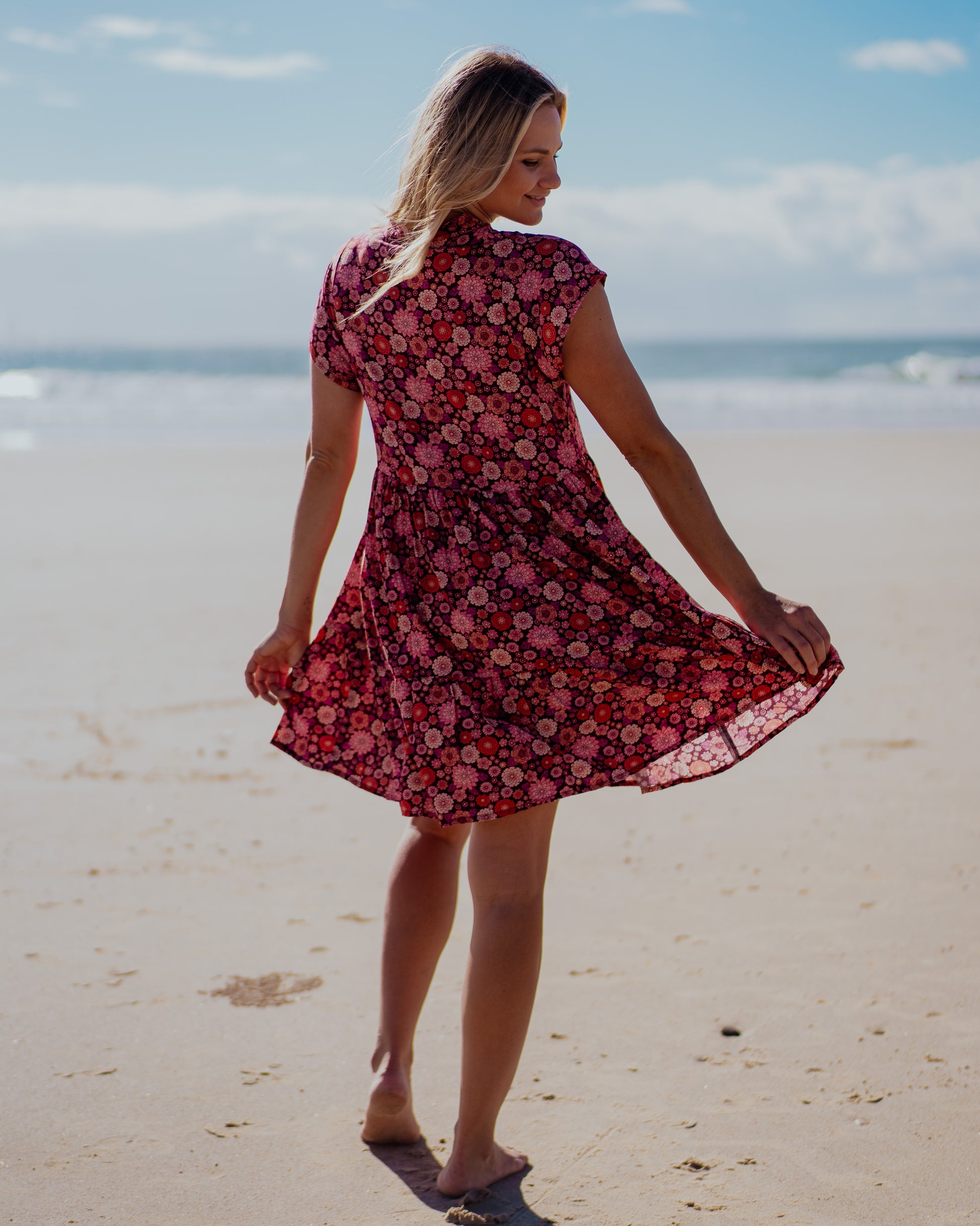 ESME MINI DRESS MALBEC