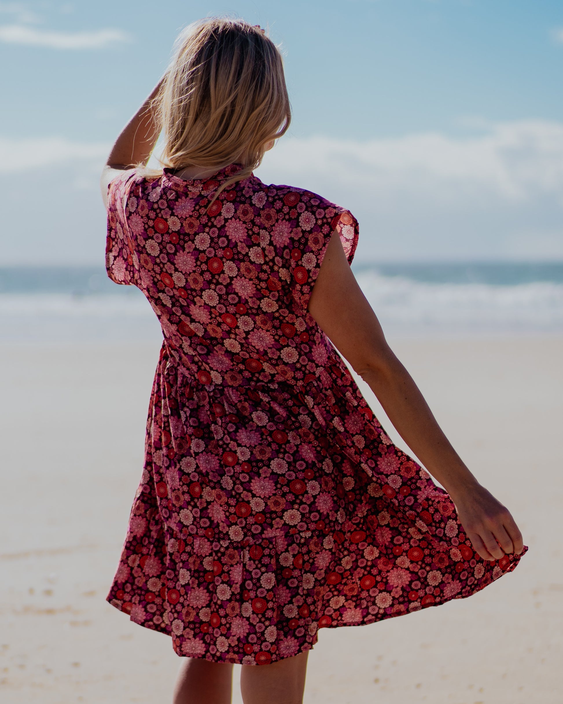 ESME MINI DRESS MALBEC