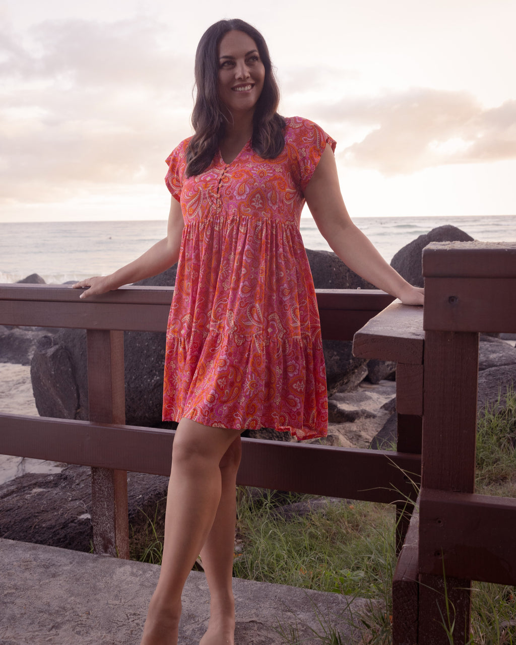 ESME MINI DRESS RISING SUN