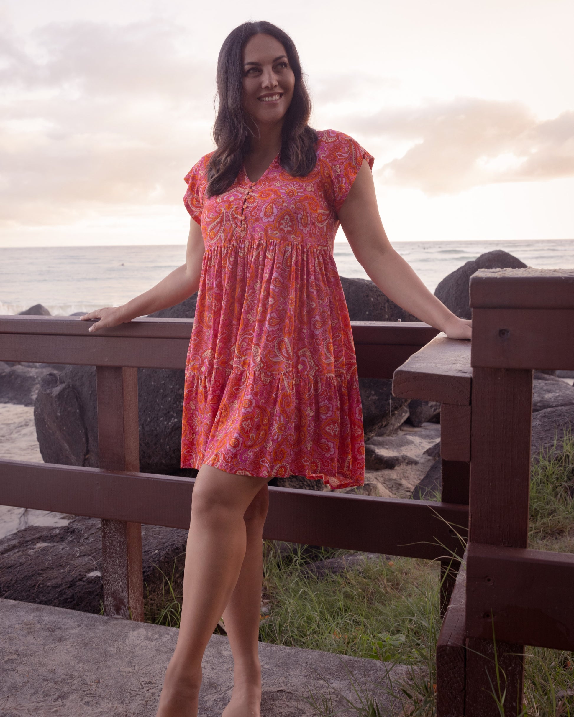 ESME MINI DRESS RISING SUN