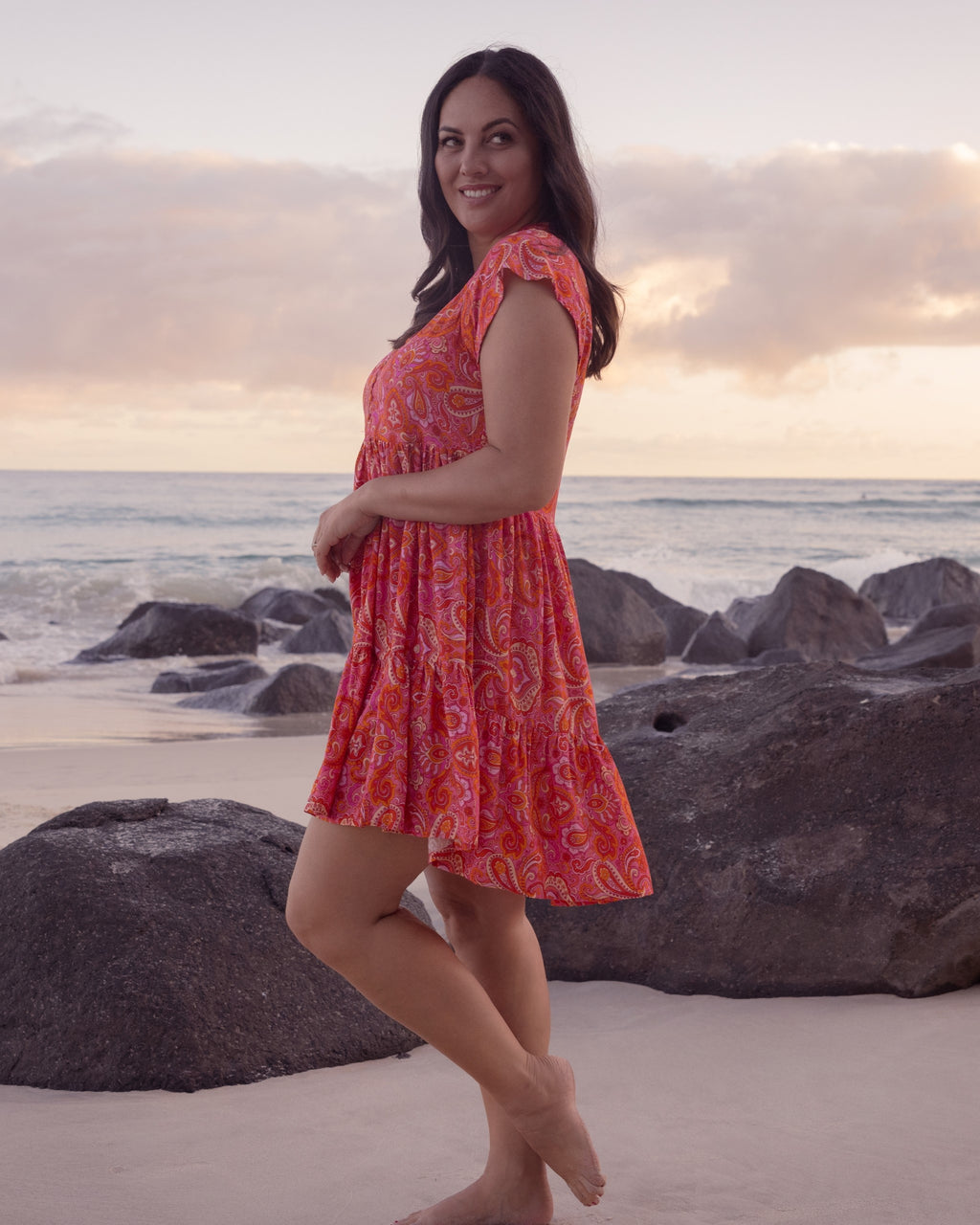 ESME MINI DRESS RISING SUN