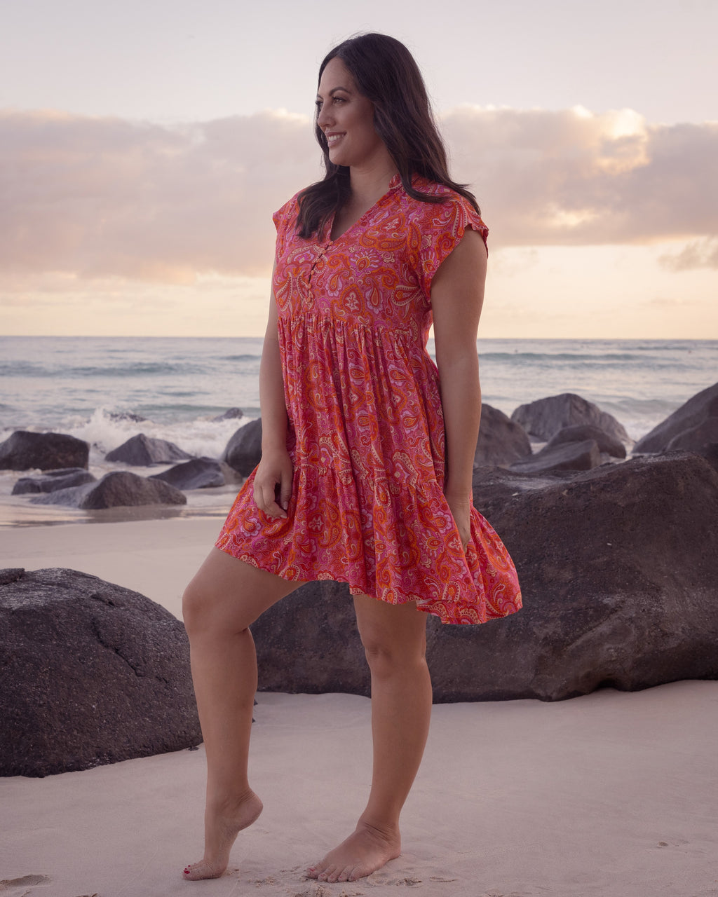 ESME MINI DRESS RISING SUN