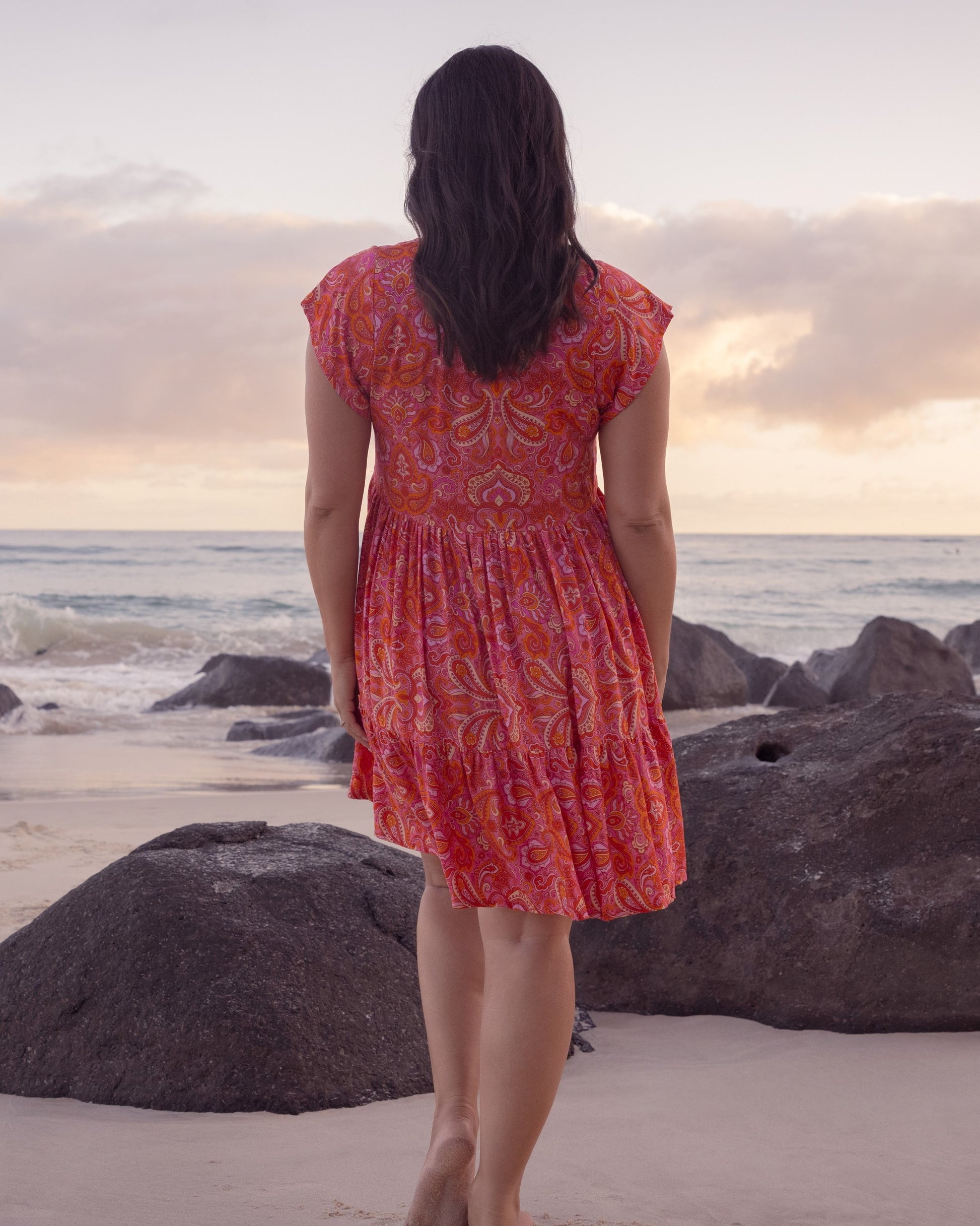 ESME MINI DRESS RISING SUN