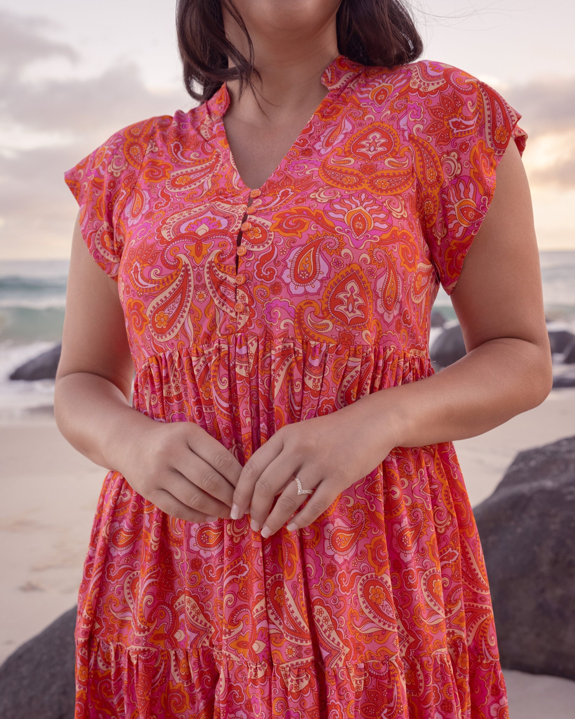 ESME MINI DRESS RISING SUN