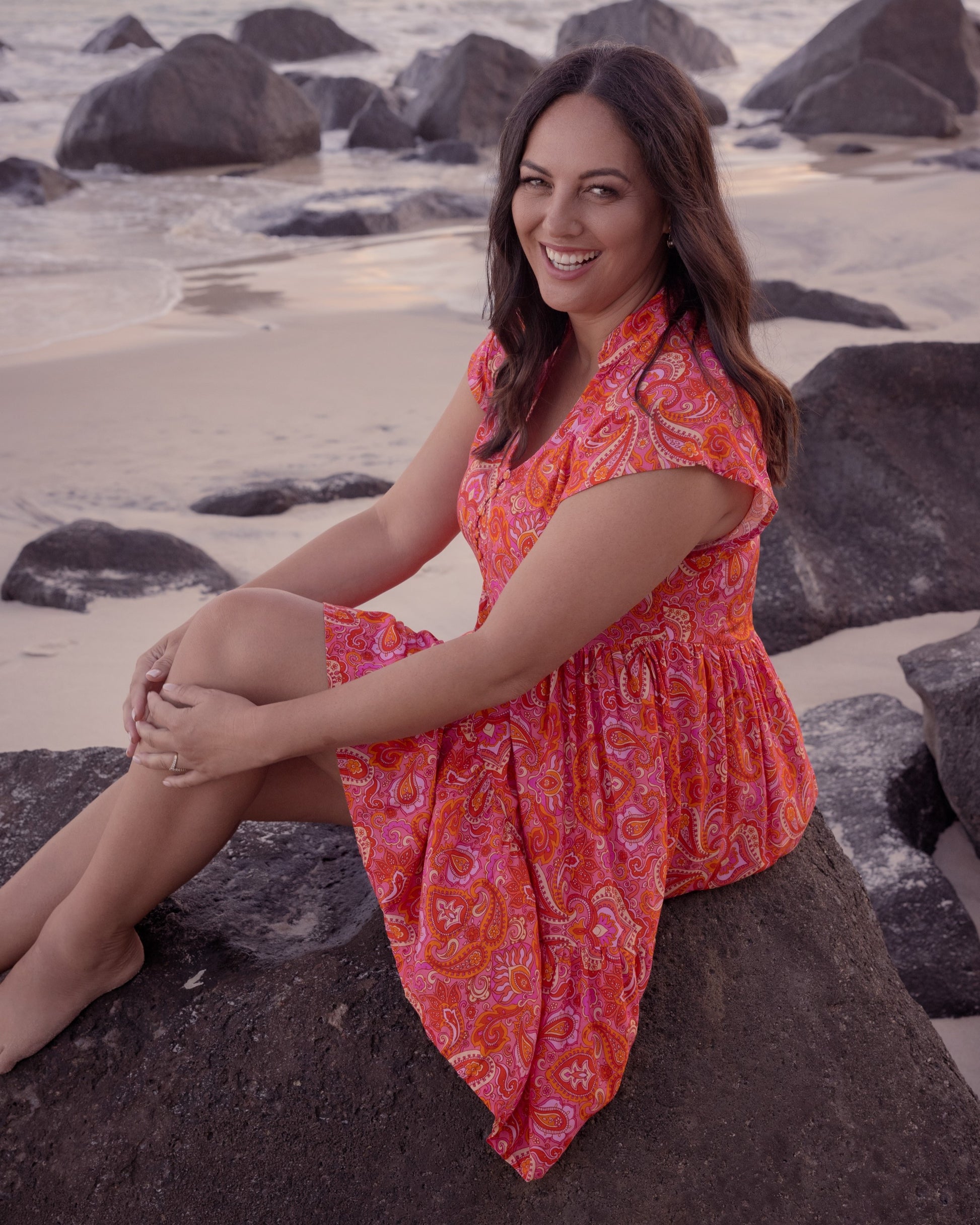 ESME MINI DRESS RISING SUN